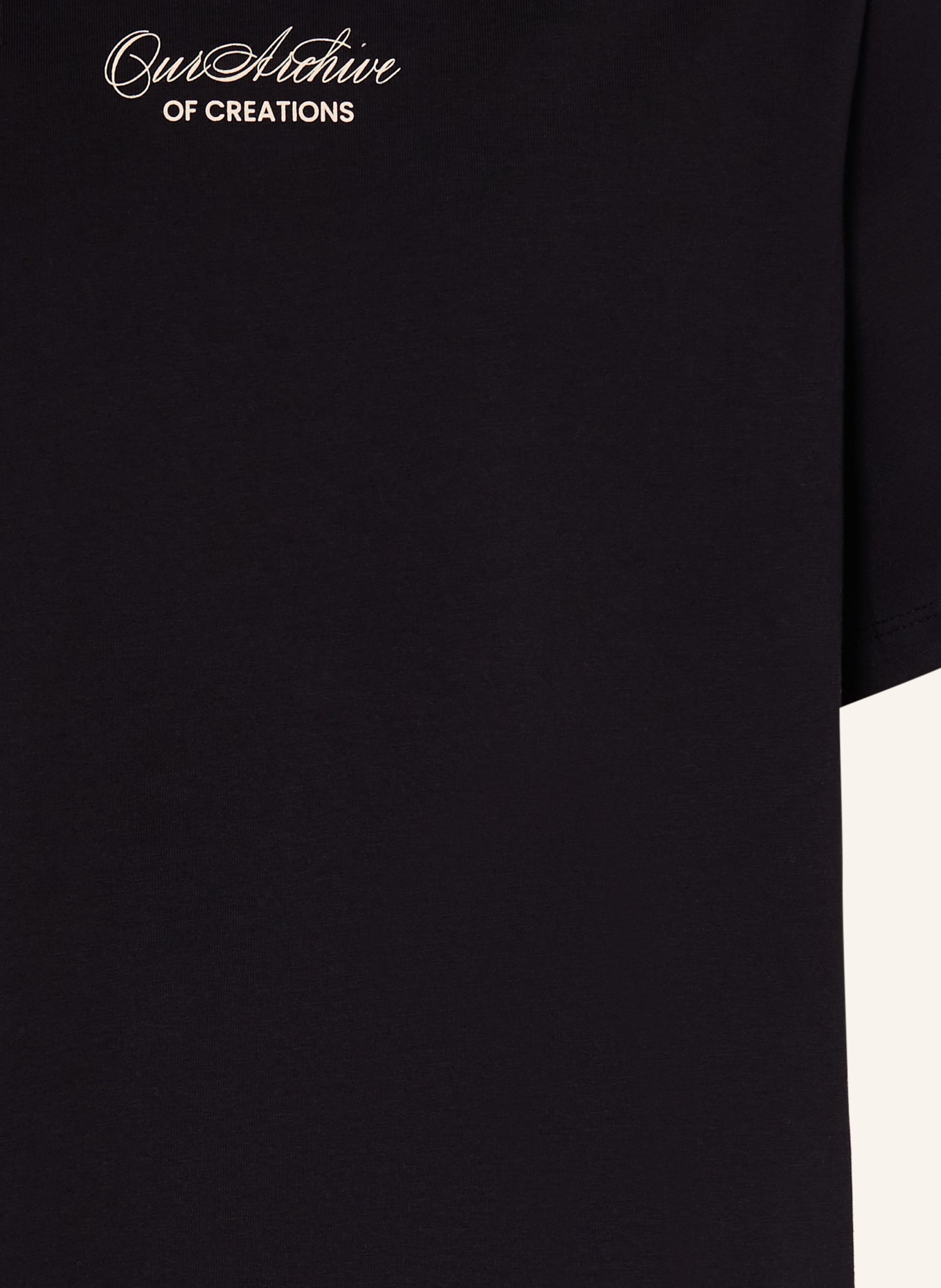 JACK&JONES T-shirt: NOIR / BEIGE / BLANC