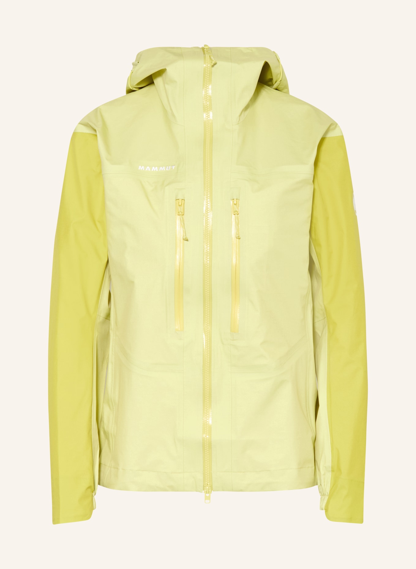 MAMMUT Veste hardshell TAISS LIGHT: JAUNE / JAUNE CLAIR