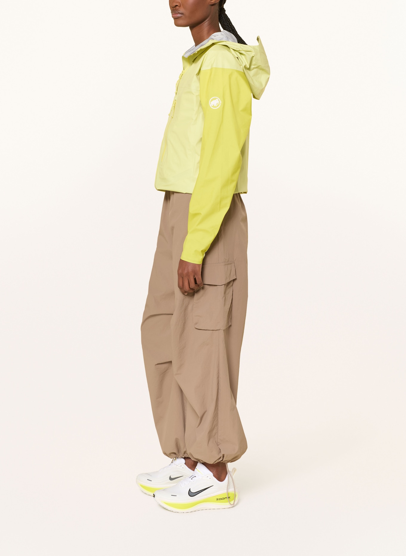 MAMMUT Veste hardshell TAISS LIGHT: JAUNE / JAUNE CLAIR