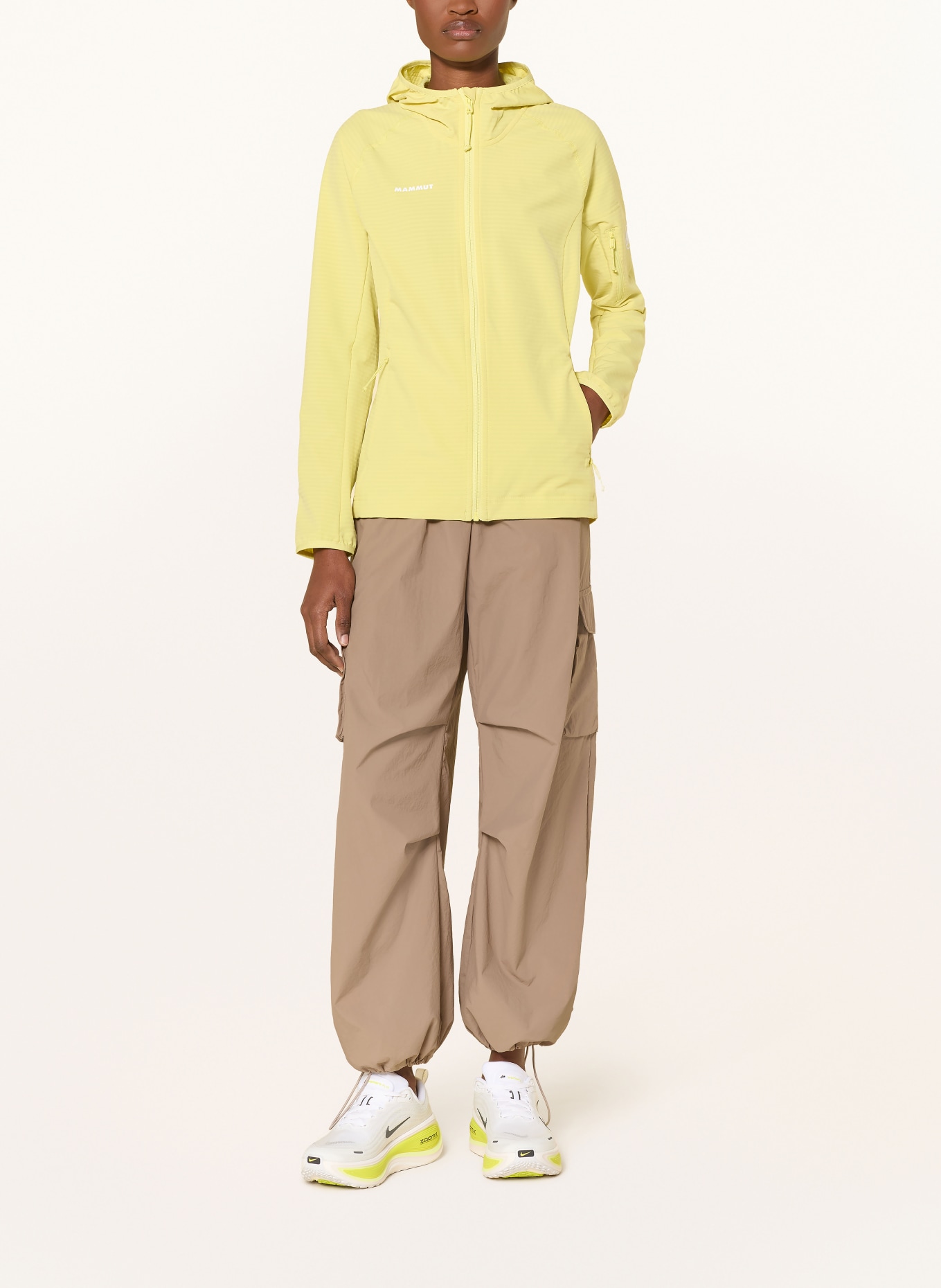 MAMMUT Veste mi-saison MADRIS LIGHT: JAUNE