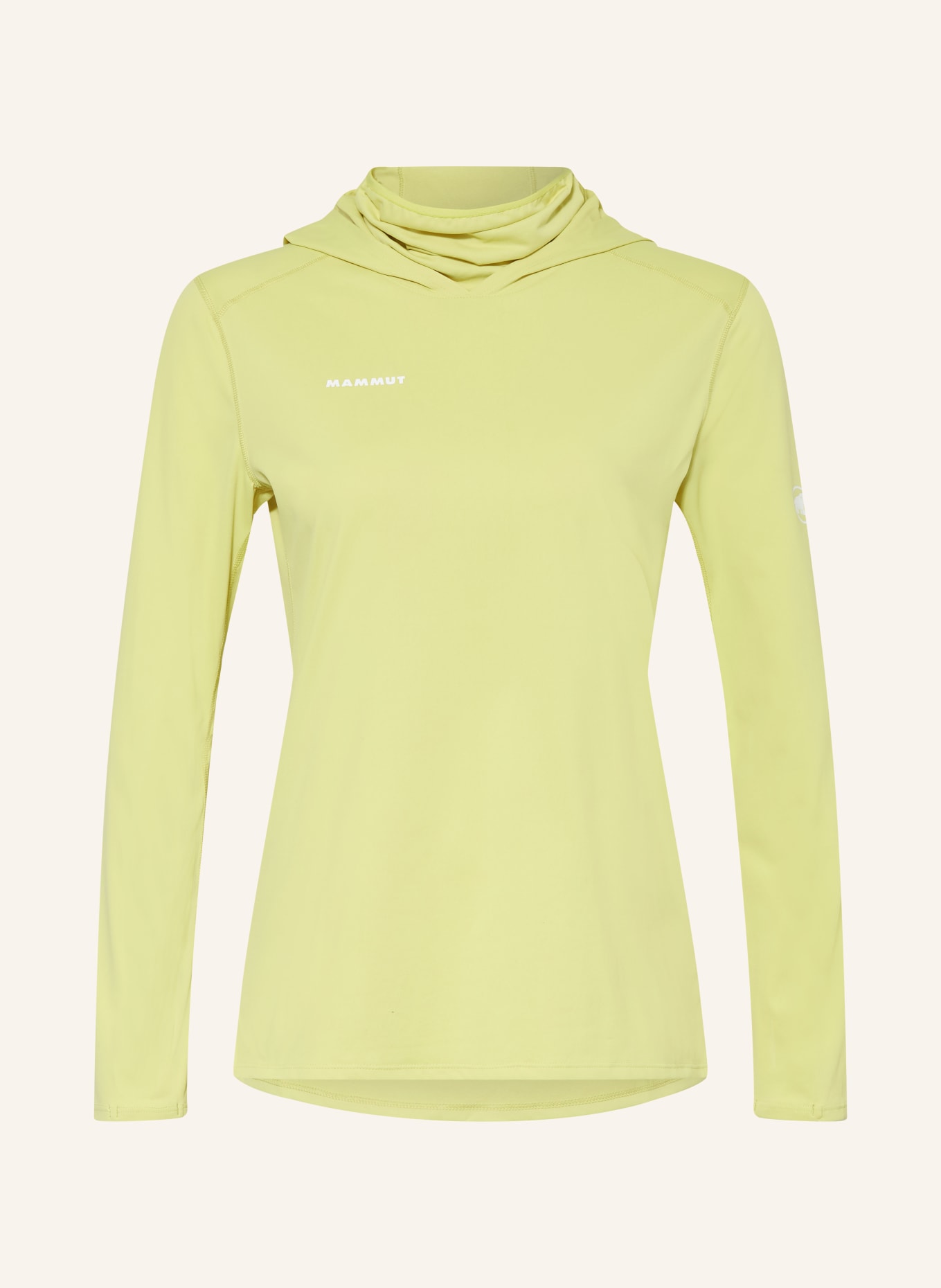 MAMMUT Funktionshoodie SELUN FL SUN: GELB