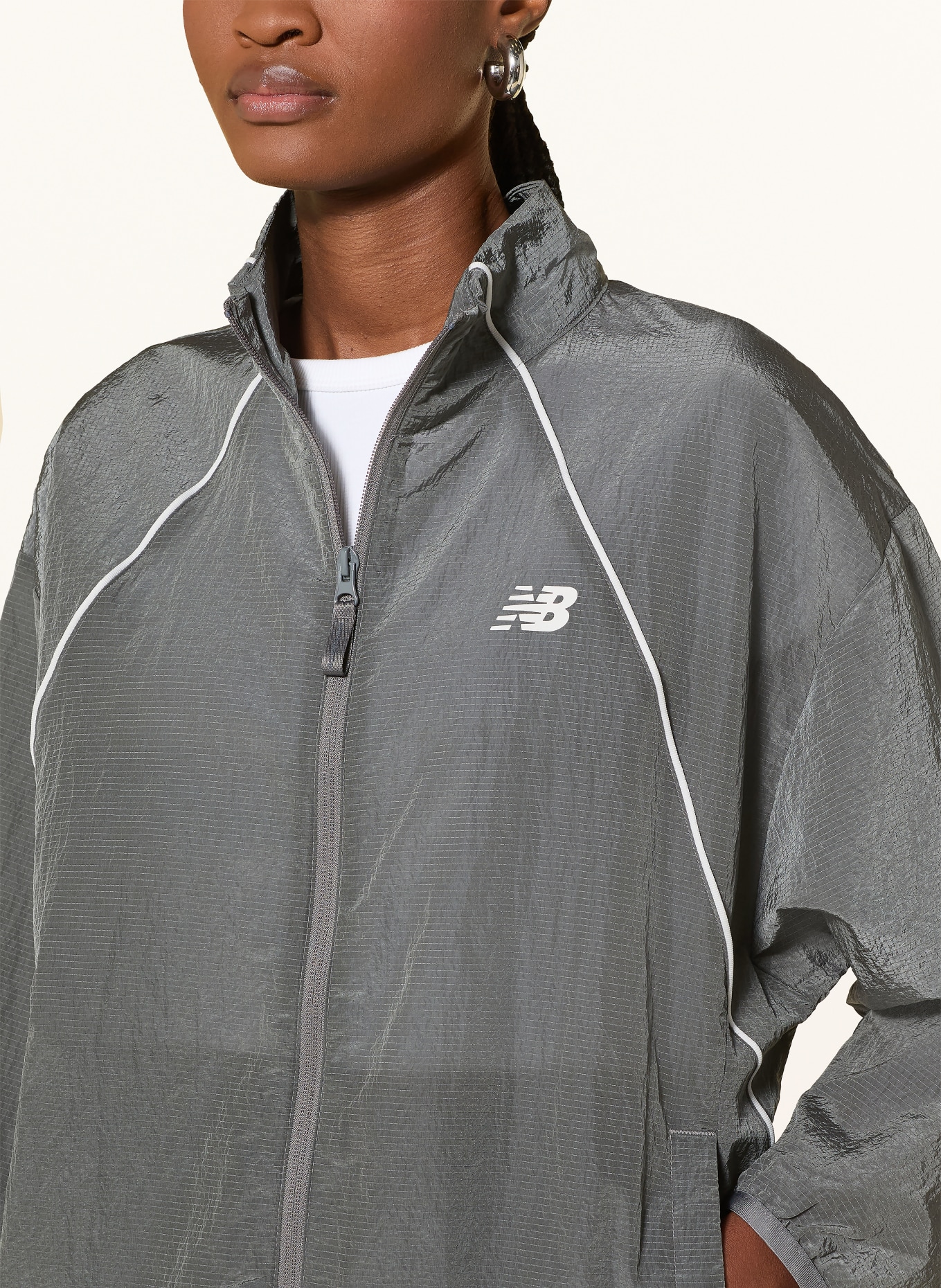new balance Veste fonctionnelle LEGACY: GRIS FONCÉ