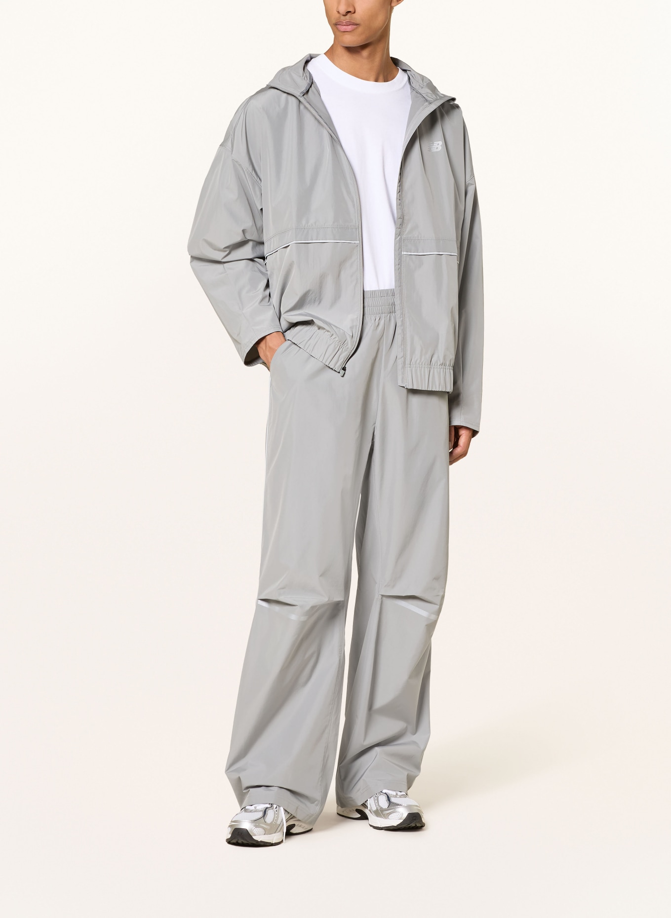 new balance Spodnie dresowe ELUSIVE SHELL: SZARY