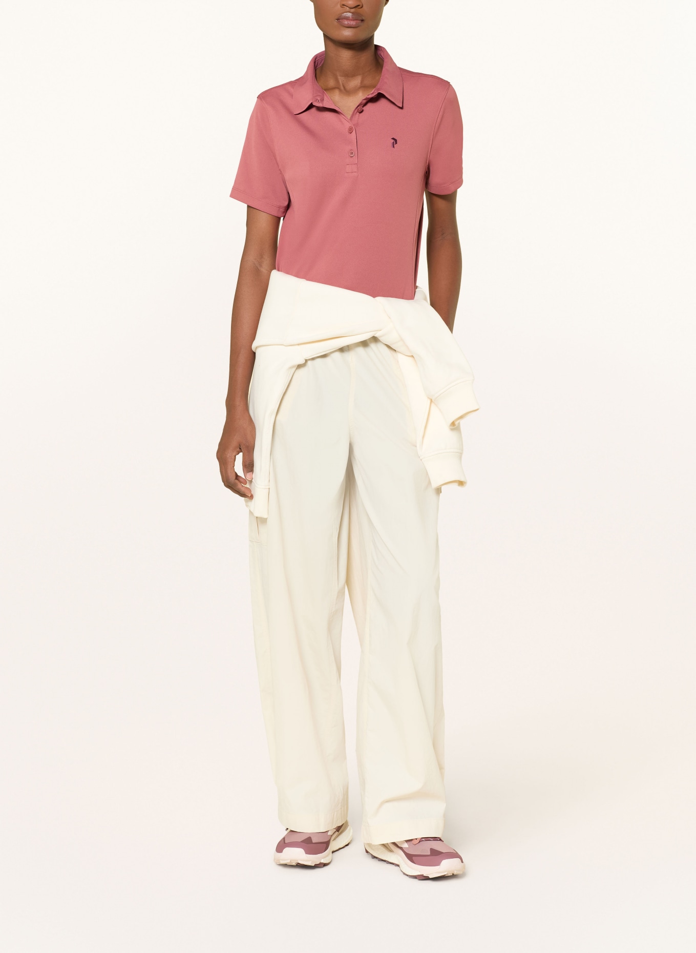 Peak Performance Funktions-Poloshirt ALTA: ALTROSA