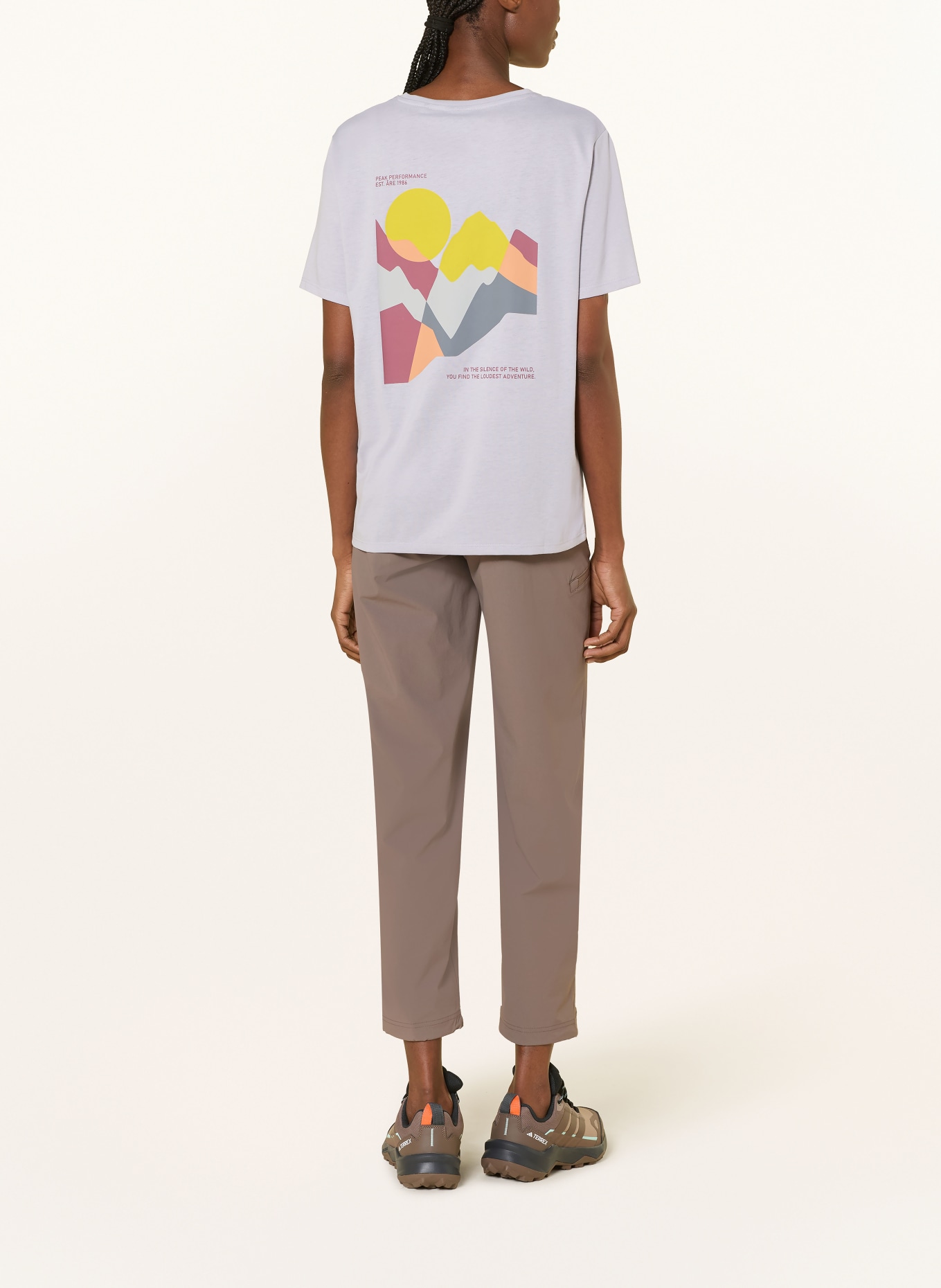 Peak Performance T-shirt: JASNOFIOLETOWY