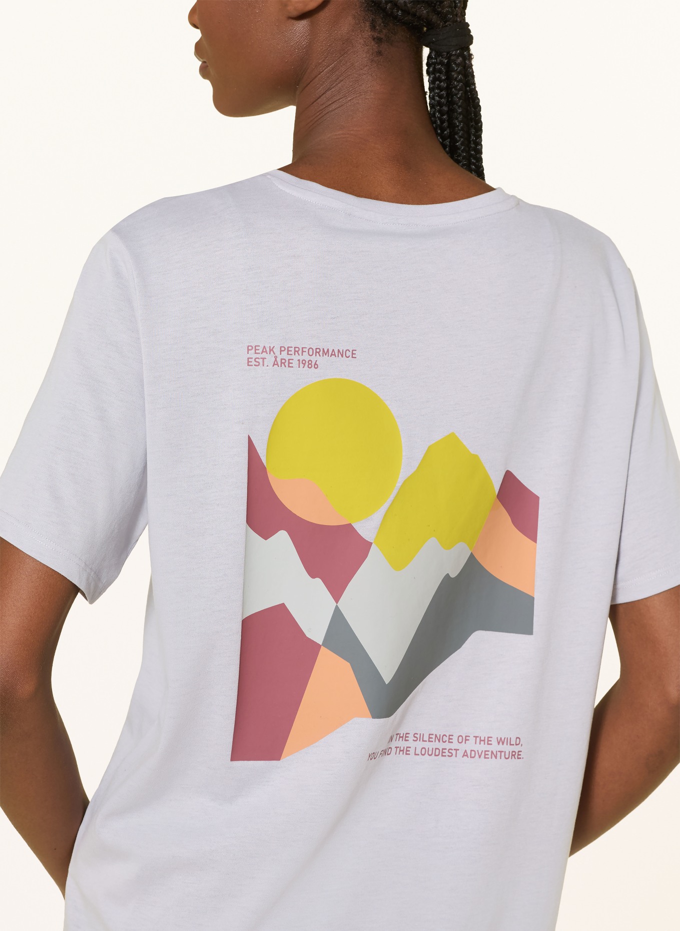 Peak Performance T-shirt: JASNOFIOLETOWY