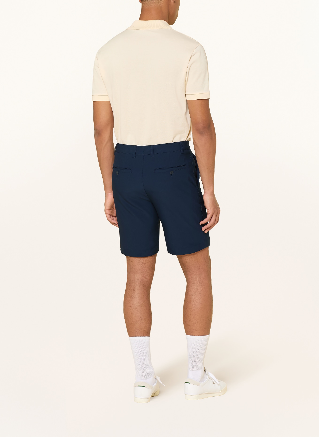LACOSTE ULTRA DRY Regular Fit Golf Shorts: DARK BLUE