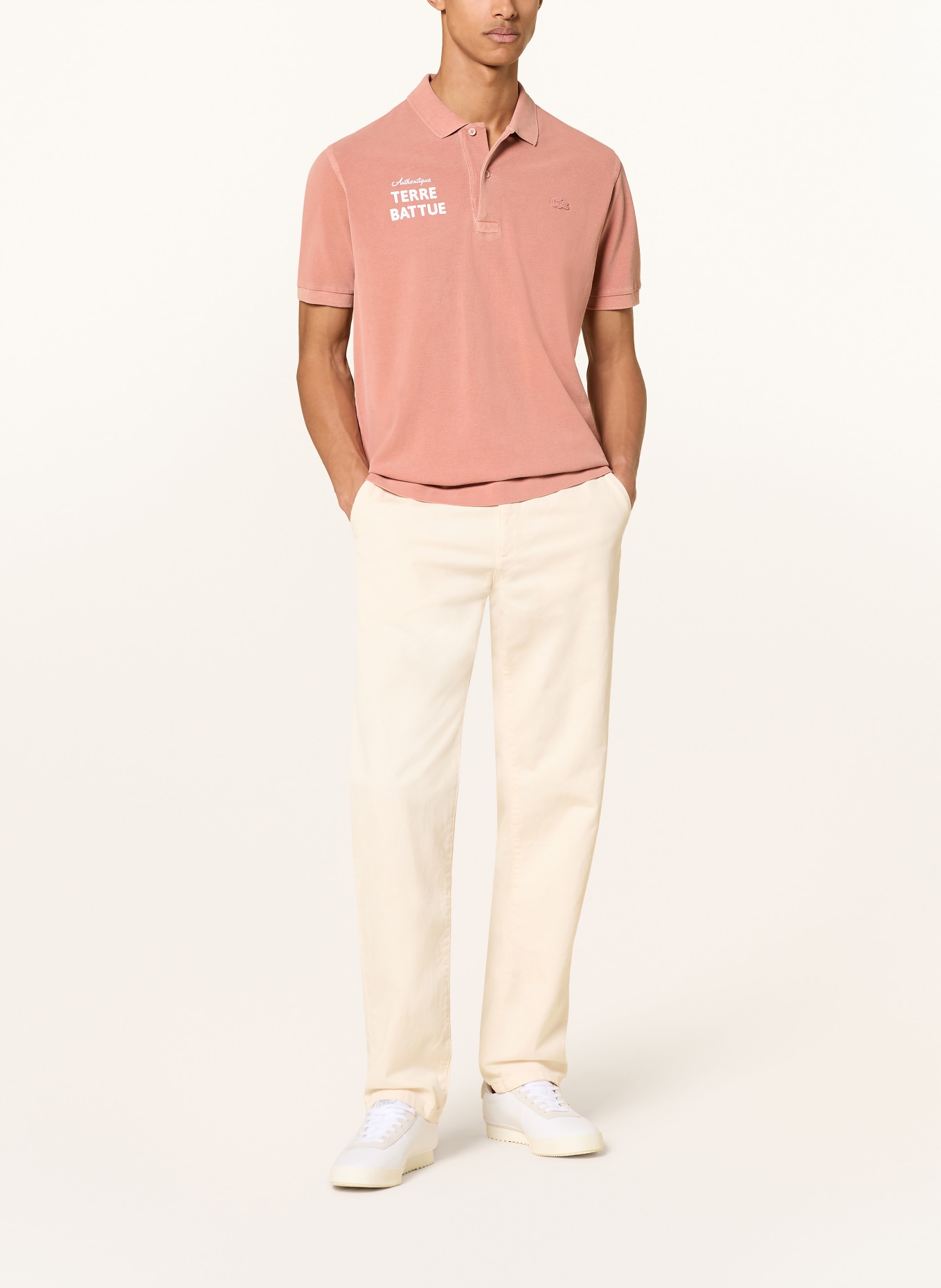 LACOSTE Piqué-Poloshirt: LACHS