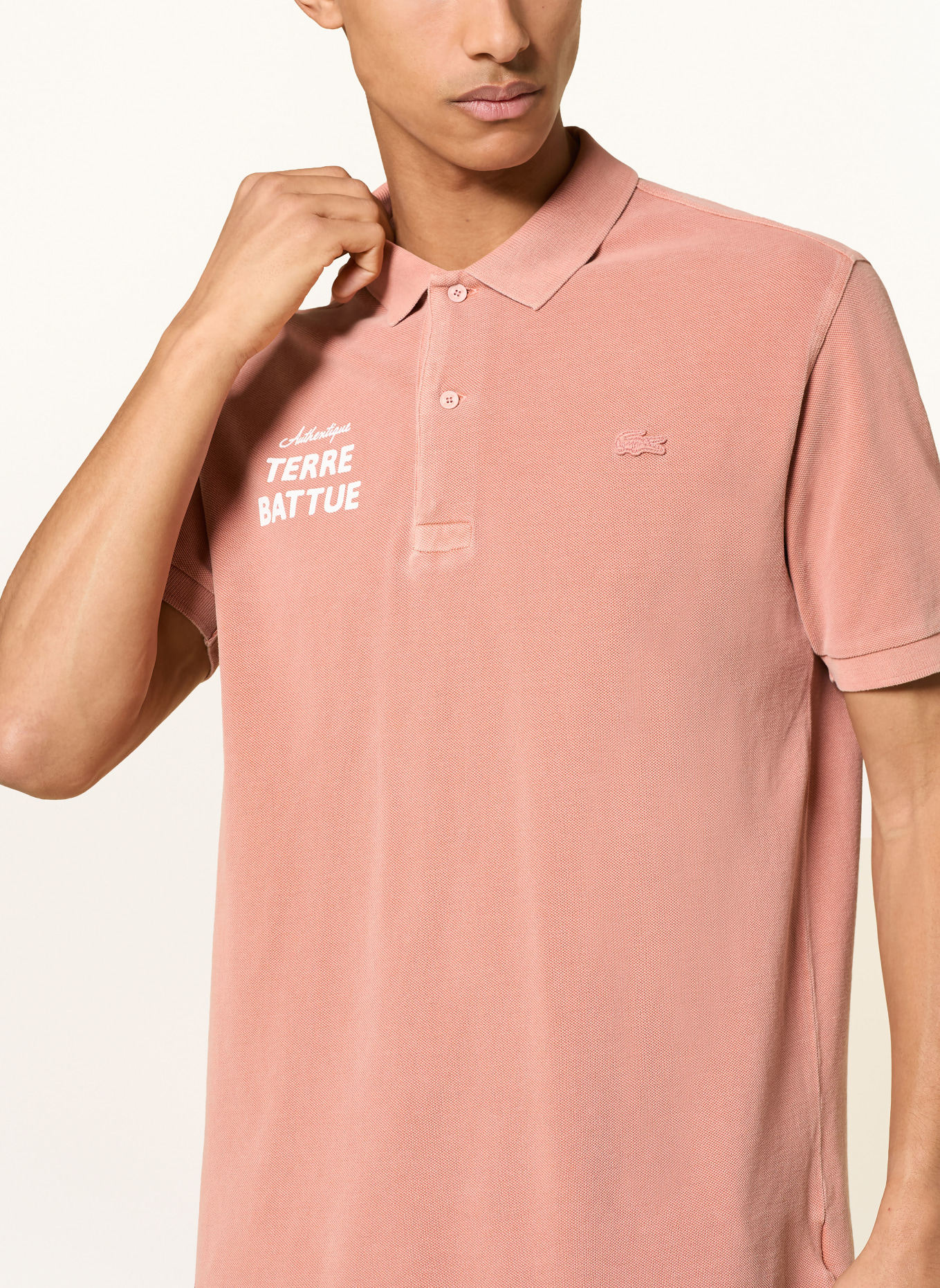 LACOSTE Piqué-Poloshirt: LACHS