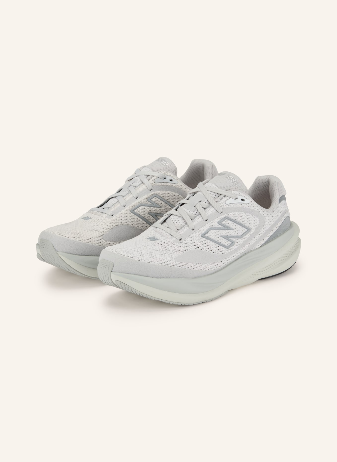new balance Running Shoes 1080 V15: LIGHT GRAY