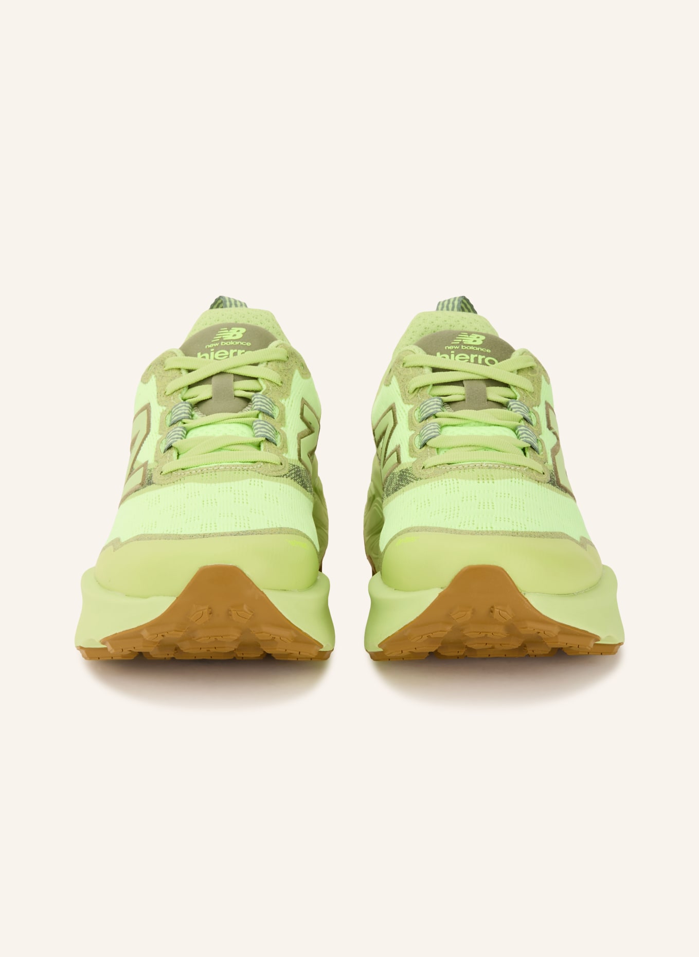 new balance Trailrunning-Schuhe FRESH FOAM X HIERRO V9: NEONGELB / OLIV