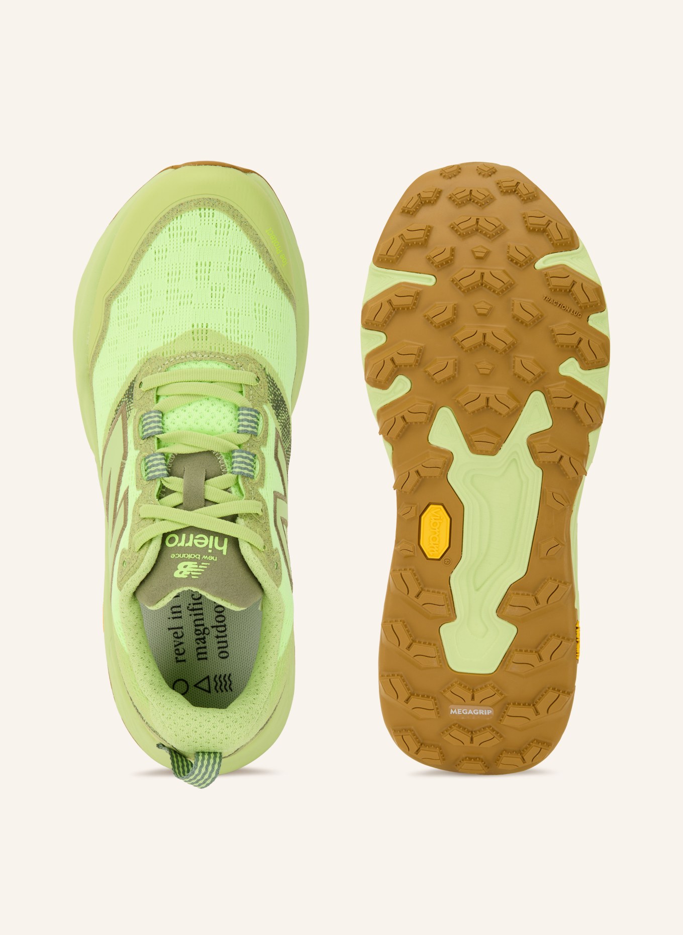 new balance Trailrunning-Schuhe FRESH FOAM X HIERRO V9: NEONGELB / OLIV