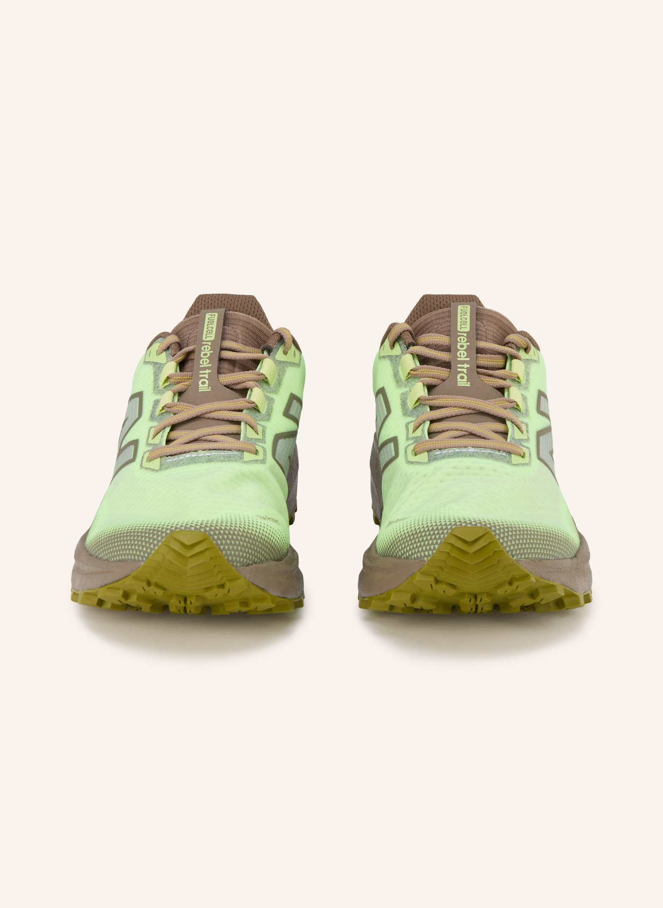 new balance Trailrunning-Schuhe FUELCELL REBEL TRAIL: HELLGRÜN / BRAUN