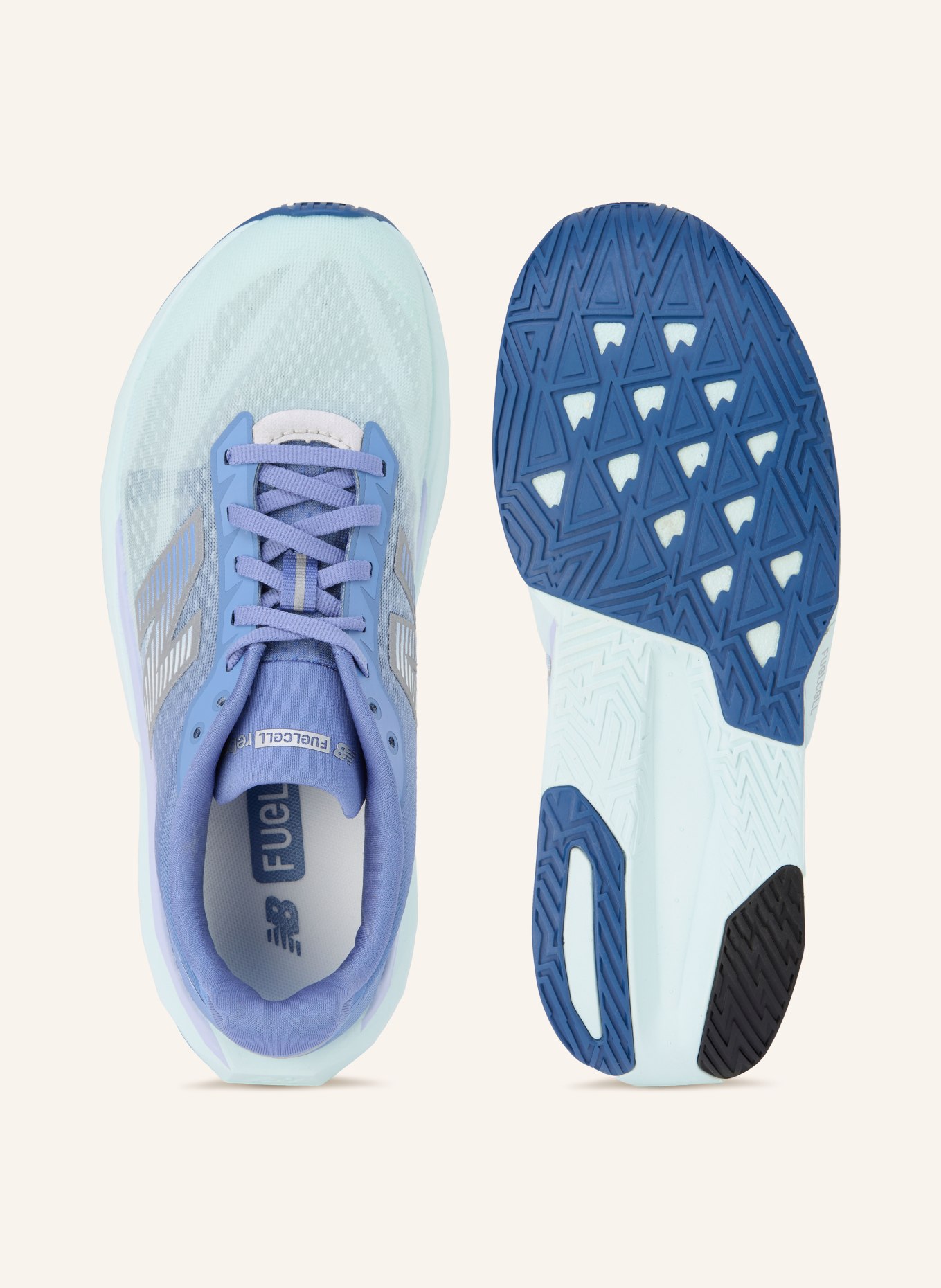 new balance Laufschuhe FUELCELL REBEL V5: HELLBLAU / TÜRKIS