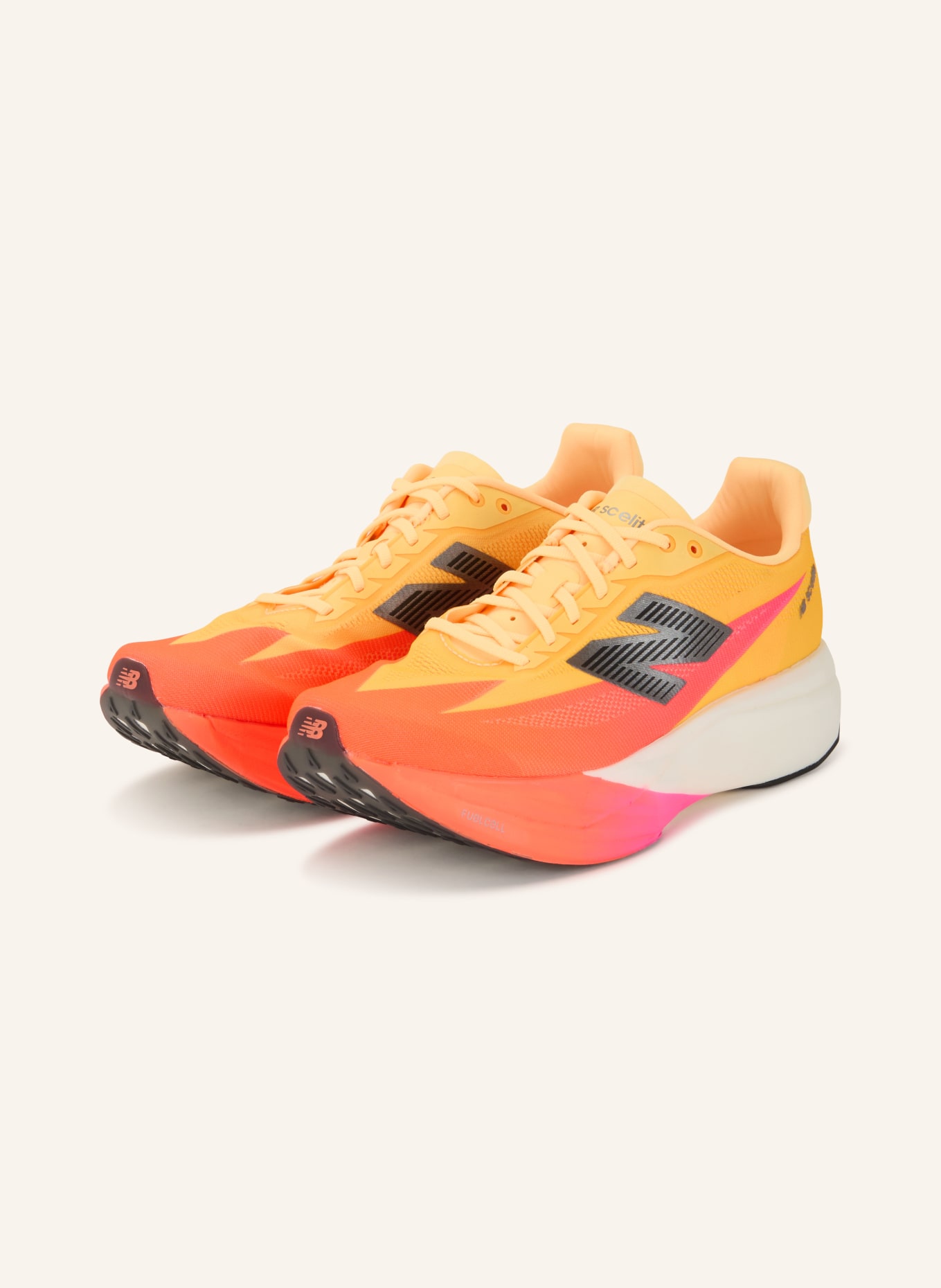 new balance Laufschuhe FUELCELL SUPERCOMP ELITE V5: NEONORANGE / PINK