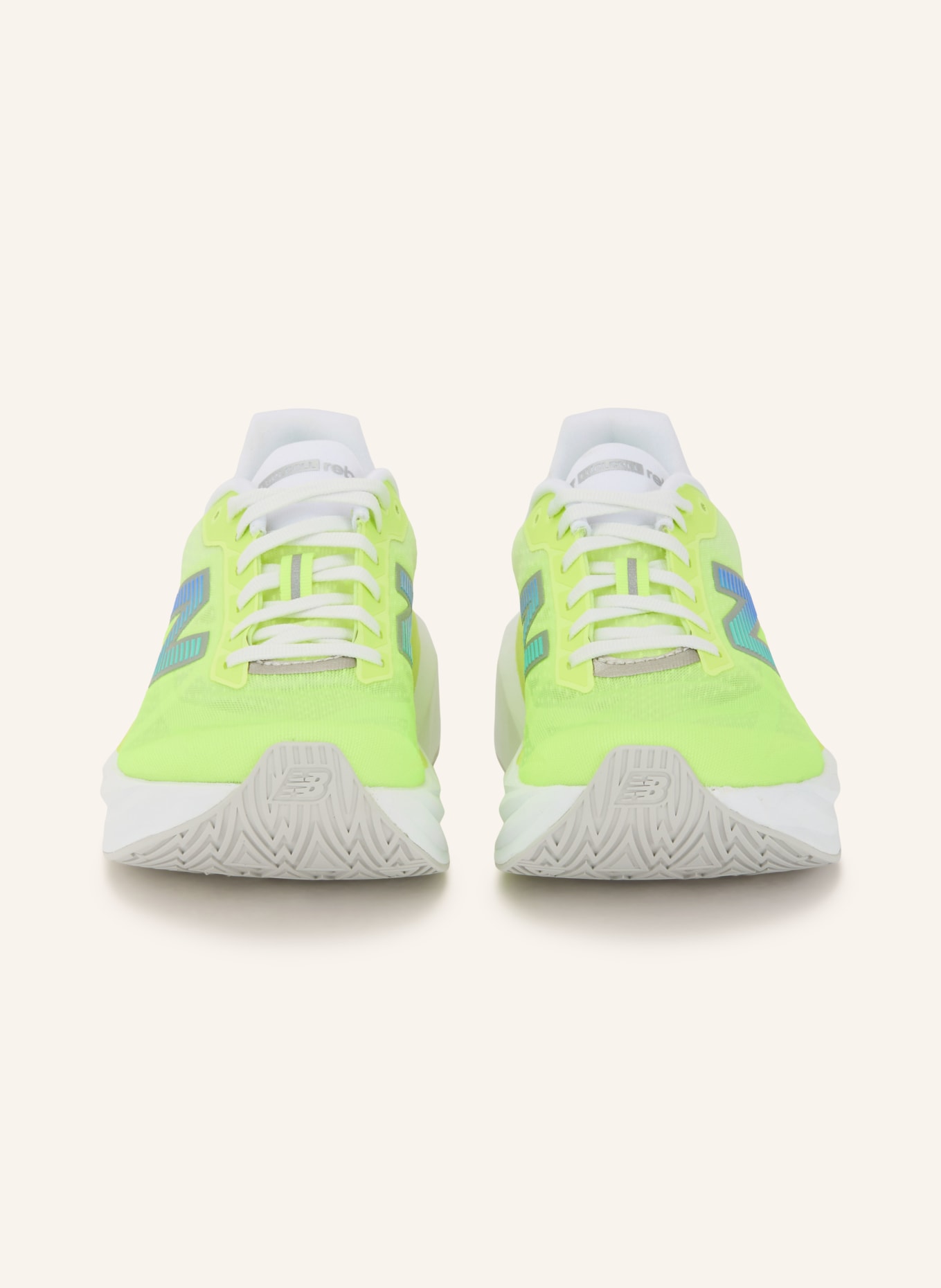 new balance Laufschuhe FUELCELL REBEL V5: NEONGELB / WEISS