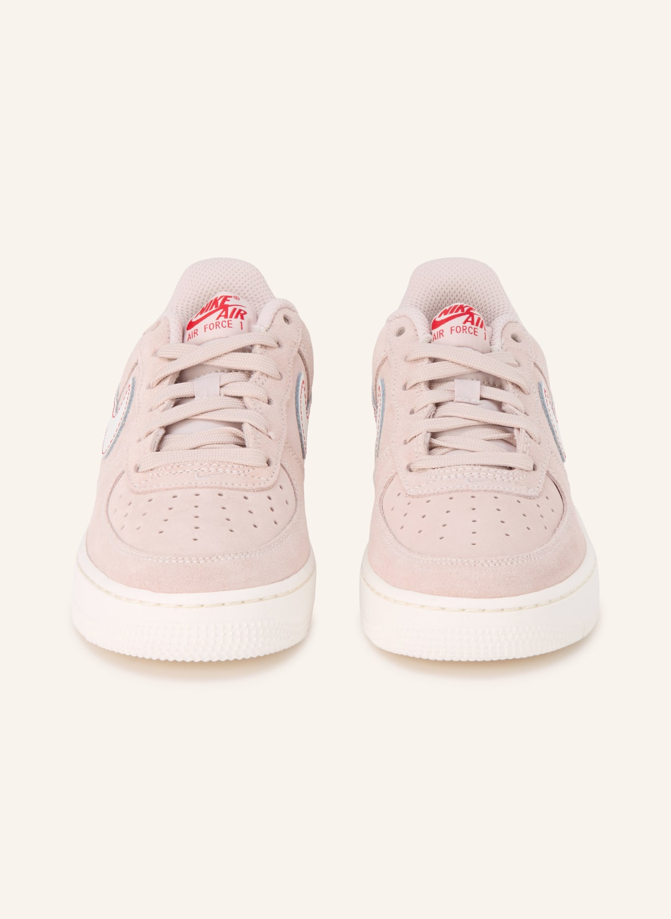 Nike Sneaker AIR FORCE 1 LV8: ROSÉ / ROT / WEISS