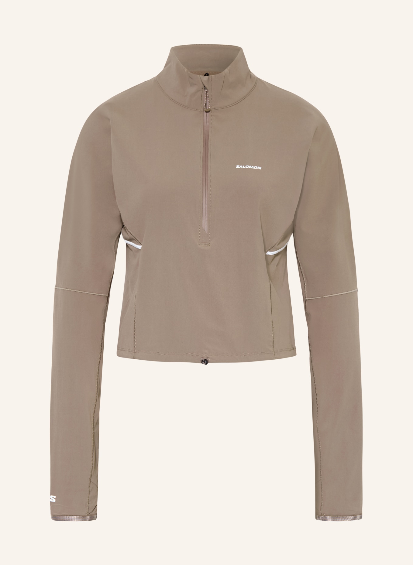 SALOMON Kurtka do biegania SENSE AERO: SZAROBRĄZOWY