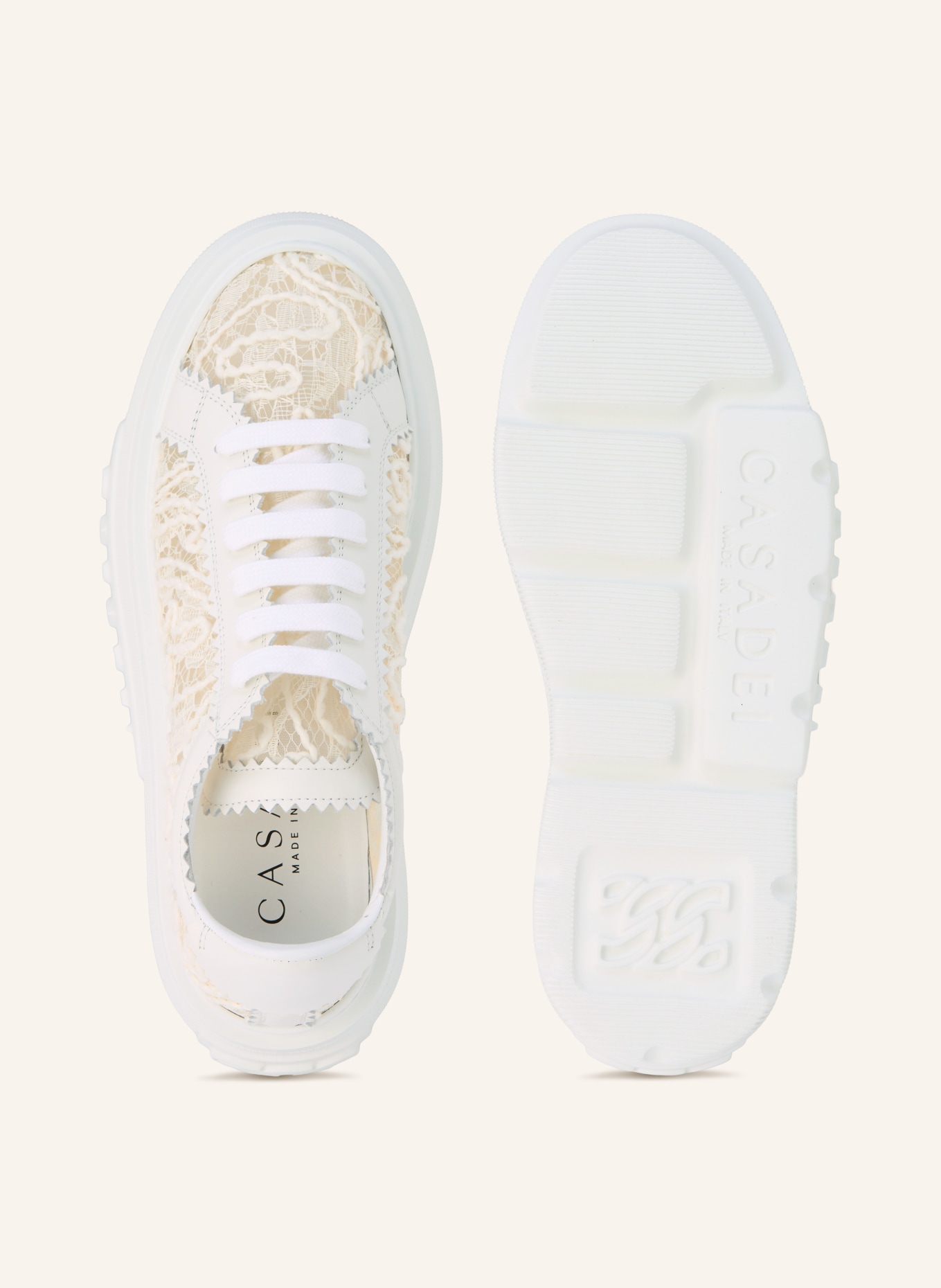 CASADEI Plateau-Sneaker NEXUS: WEISS