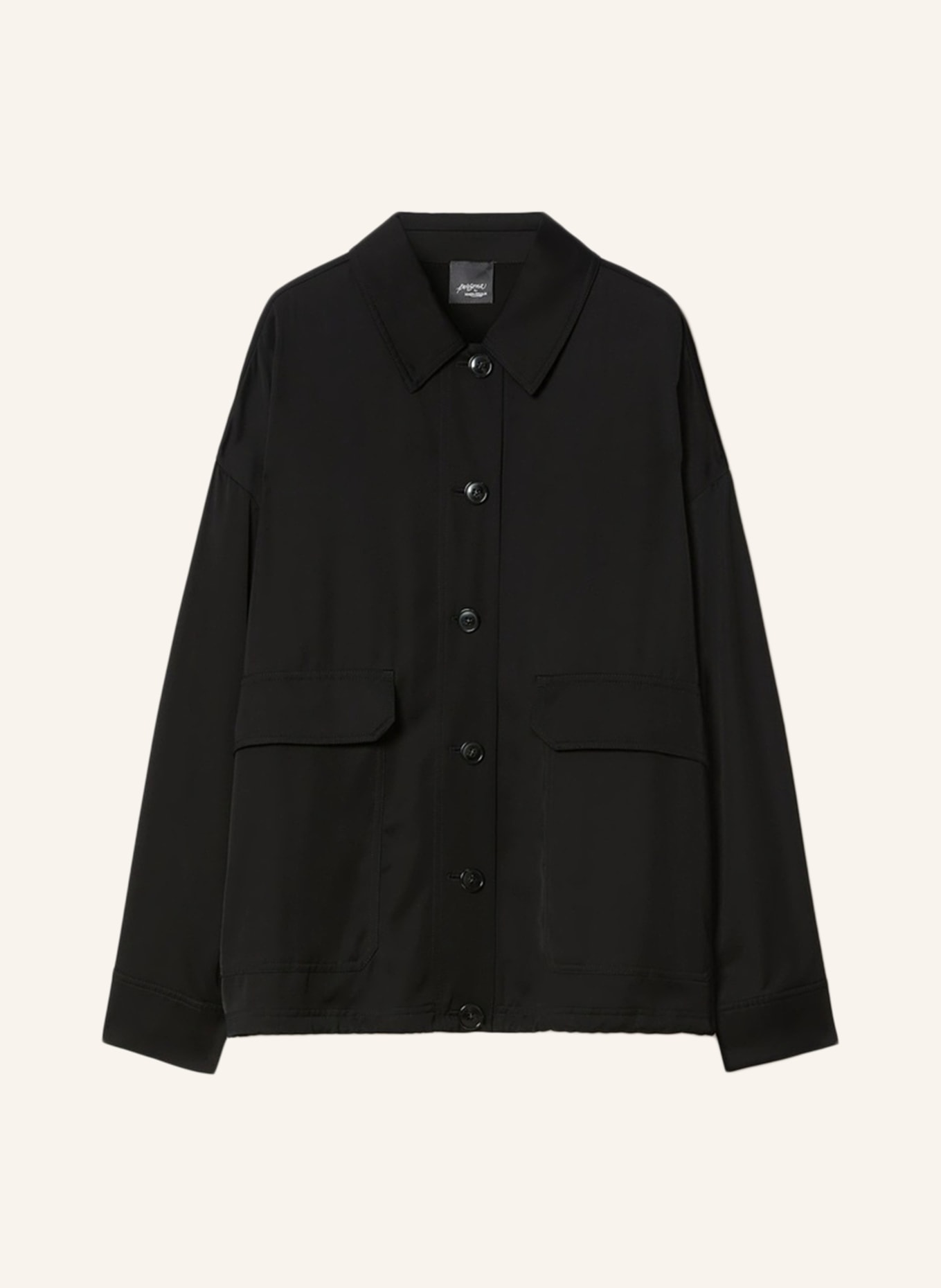 PERSONA MARINA RINALDI Hemdbluse PMRMARINA: SCHWARZ