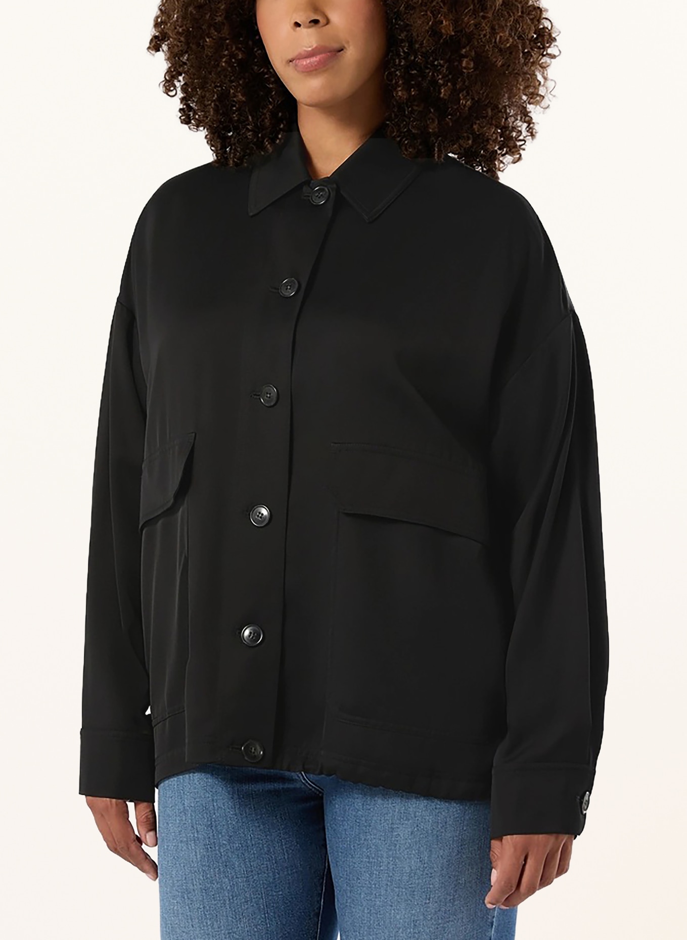 PERSONA MARINA RINALDI Hemdbluse PMRMARINA: SCHWARZ