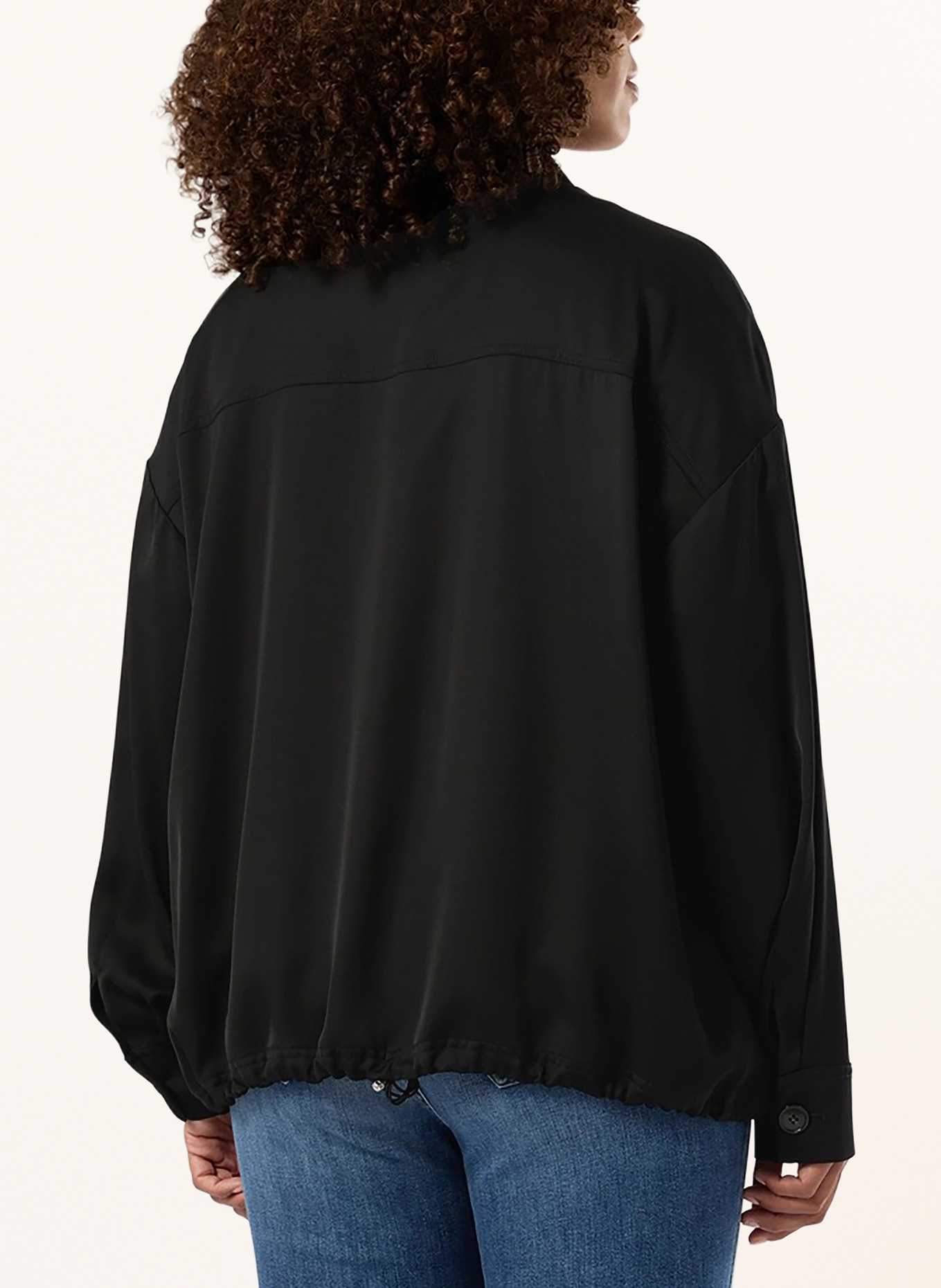 PERSONA MARINA RINALDI Hemdbluse PMRMARINA: SCHWARZ