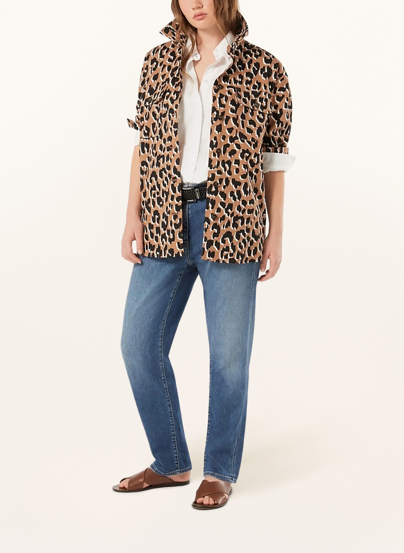 PERSONA MARINA RINALDI Bluzka KIWI: KONIAKOWY / BIAŁY / CZARNY