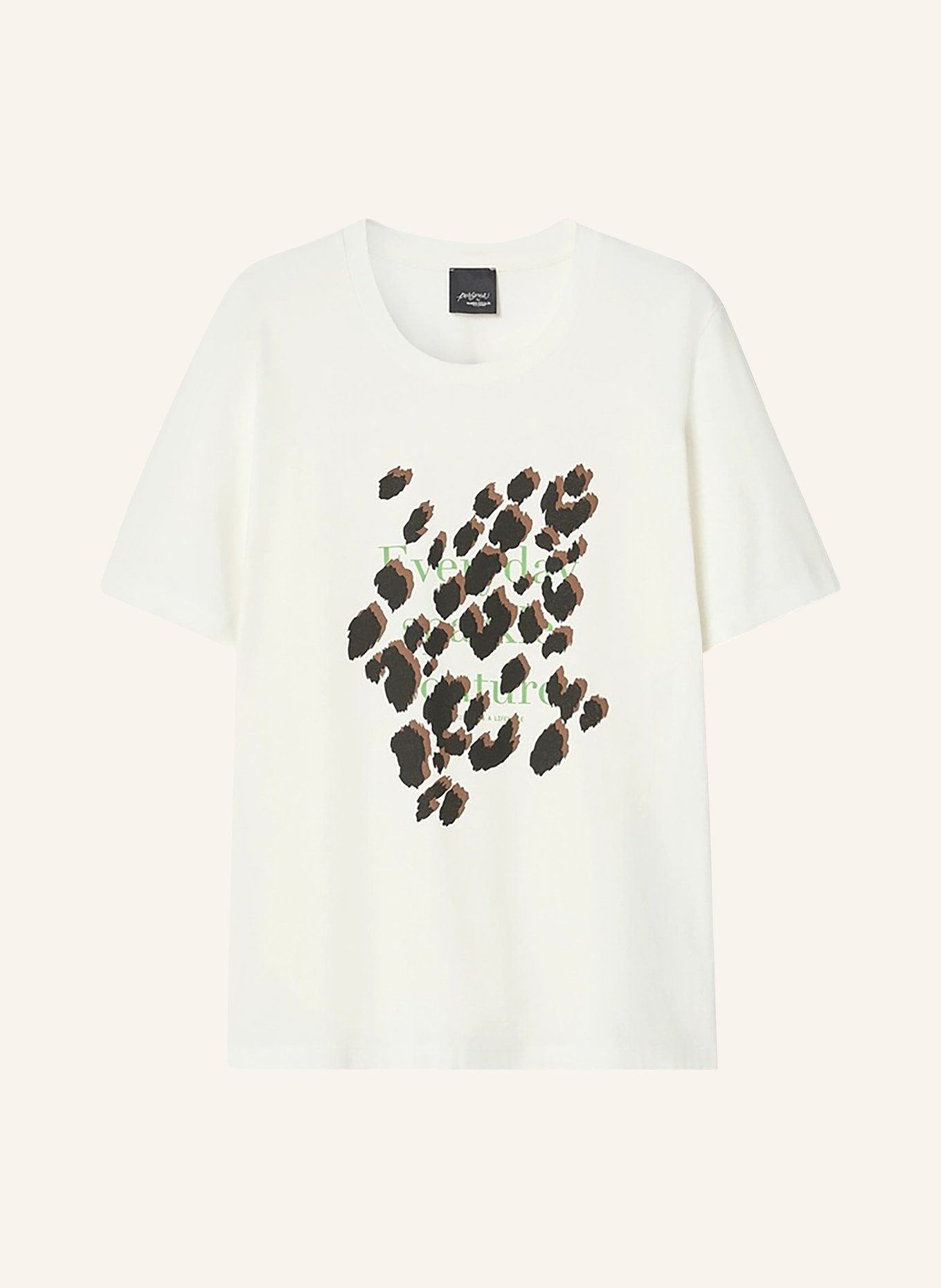 PERSONA MARINA RINALDI Koszulka BUSSOLA: BIAŁY / BRĄZOWY / CZARNY