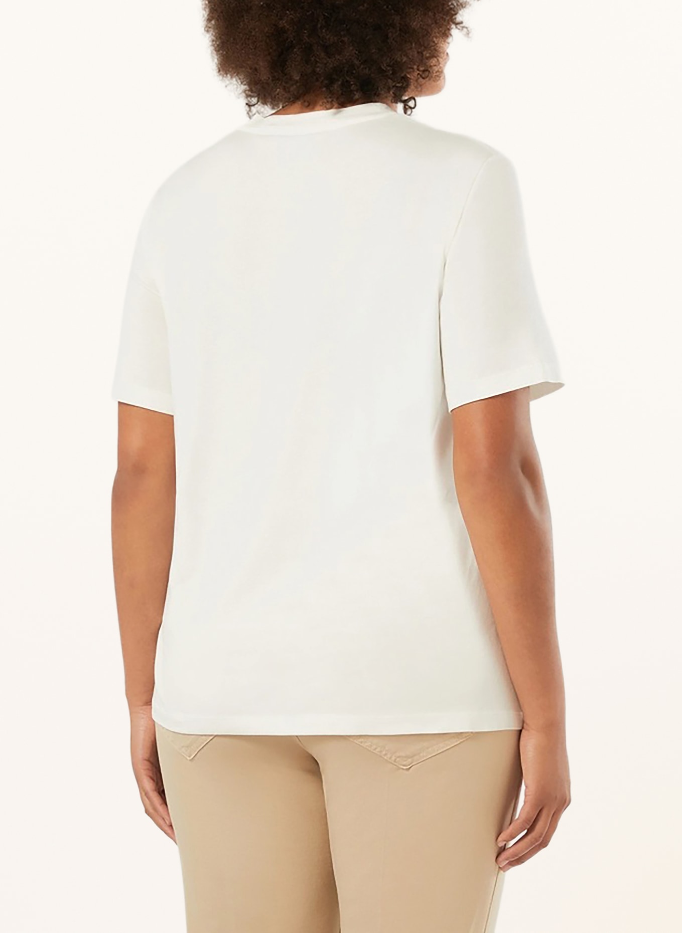 PERSONA MARINA RINALDI T-Shirt BUSSOLA: WEISS / BRAUN / SCHWARZ