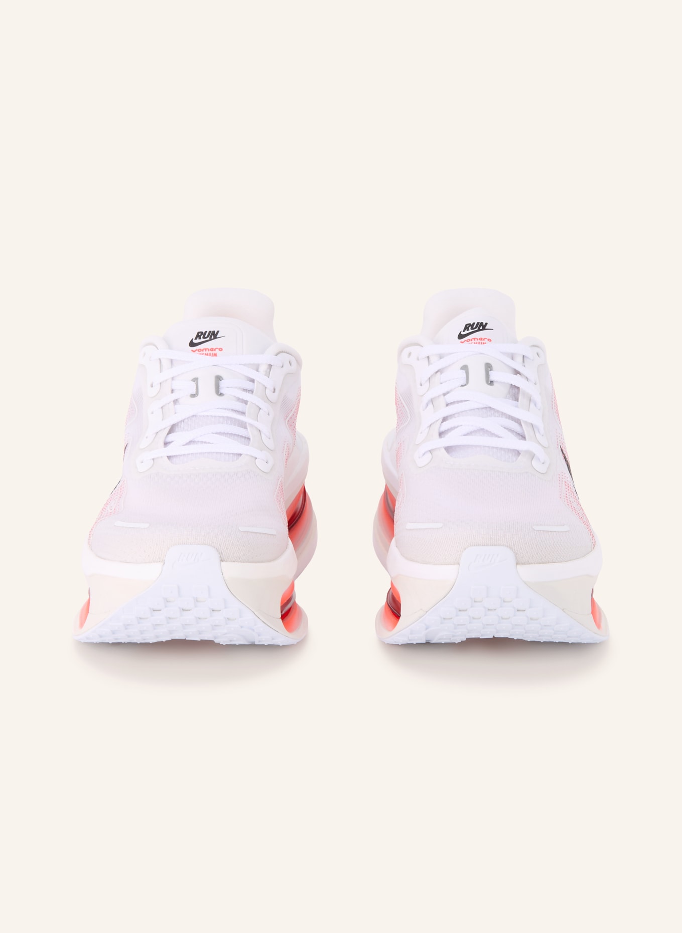 Nike Buty do biegania VOMERO PREMIUM: BIAŁY / JASKRAWY CZERWONY / CZARNY