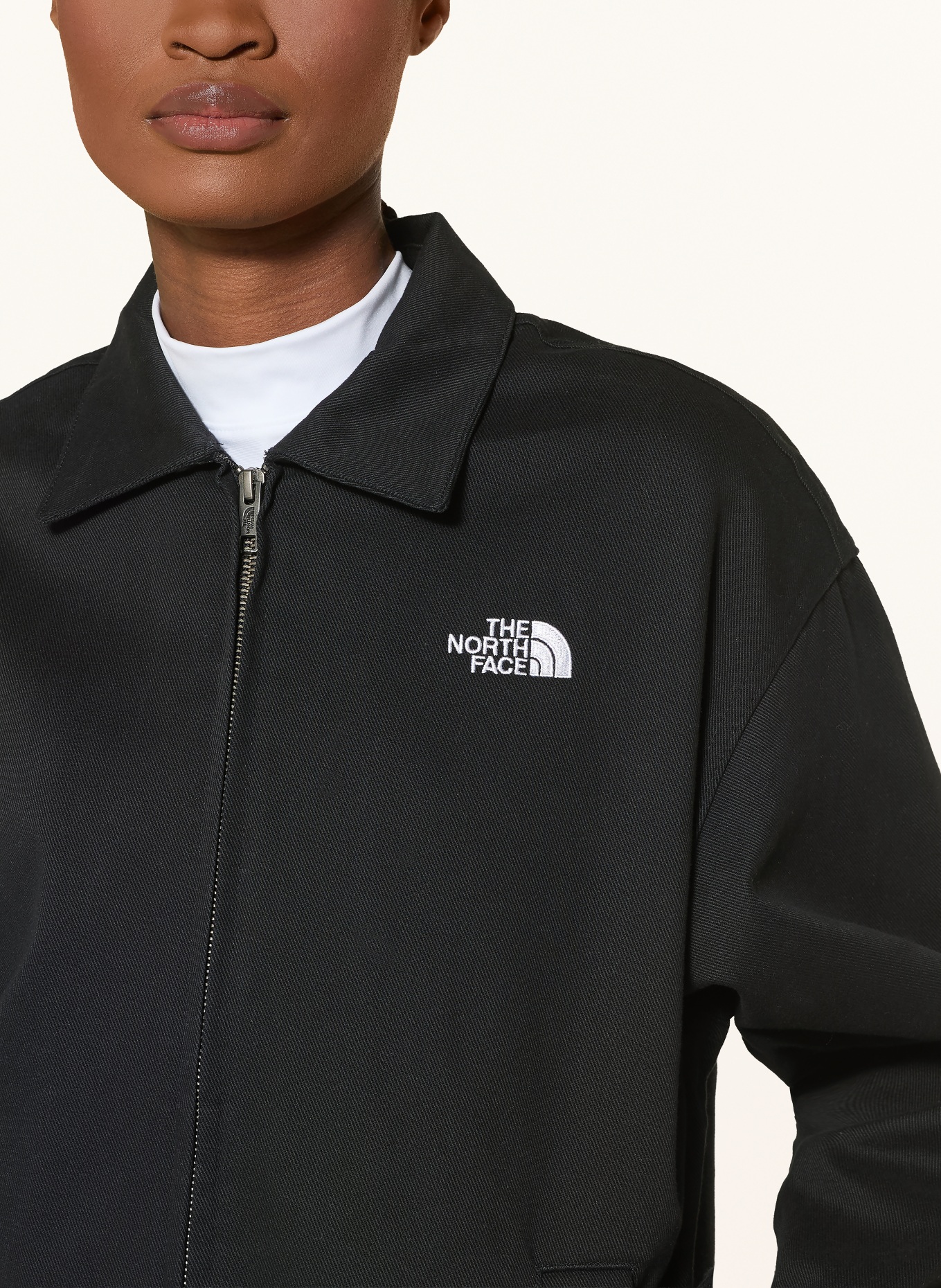 THE NORTH FACE Veste COLLARED: NOIR