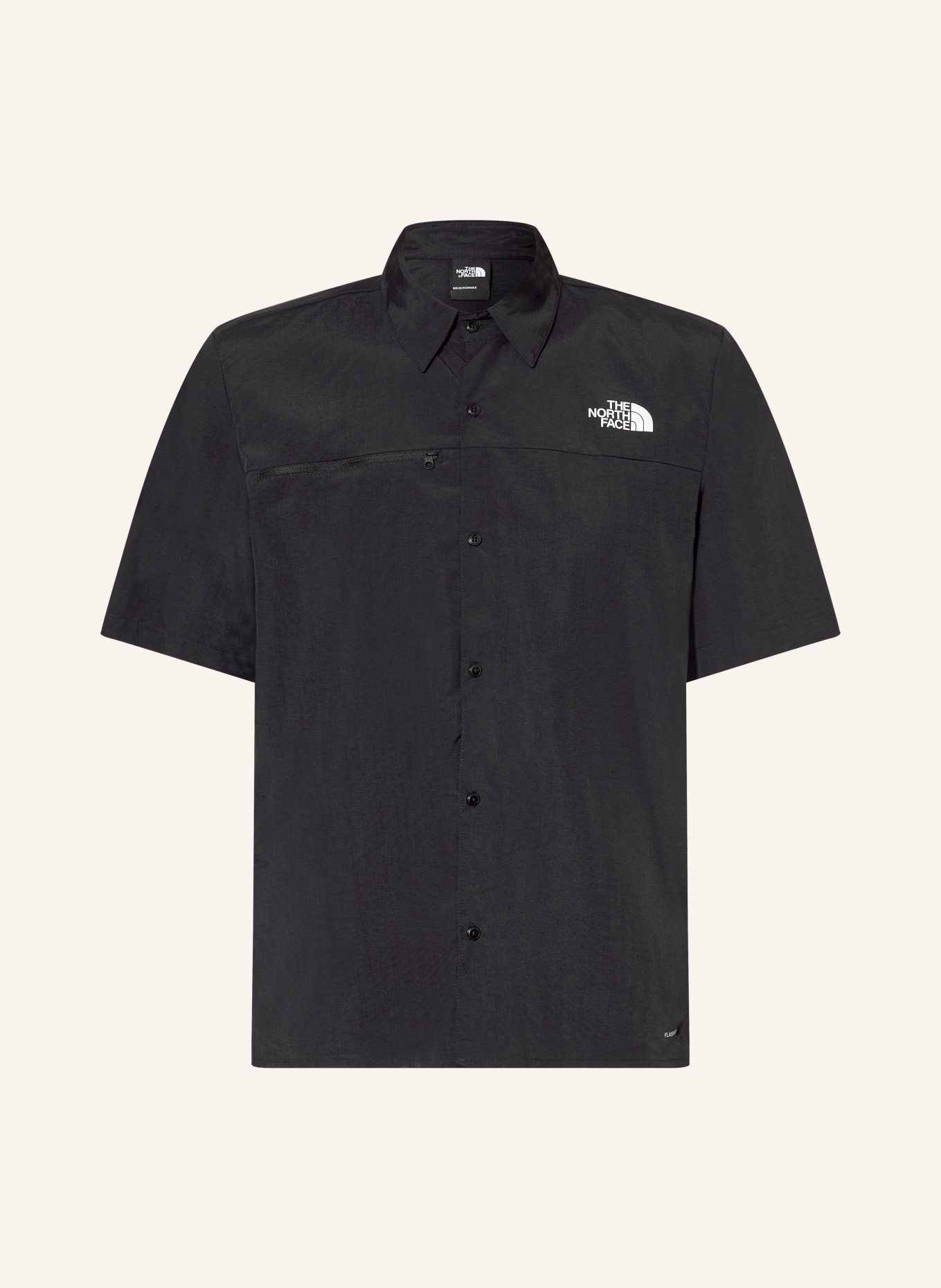 THE NORTH FACE Outdoor-Hemd PACKABLE SHORT SLEEVE: SCHWARZ