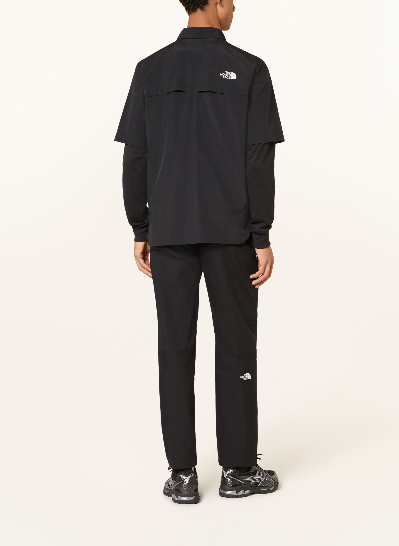 THE NORTH FACE Outdoor-Hemd PACKABLE SHORT SLEEVE: SCHWARZ