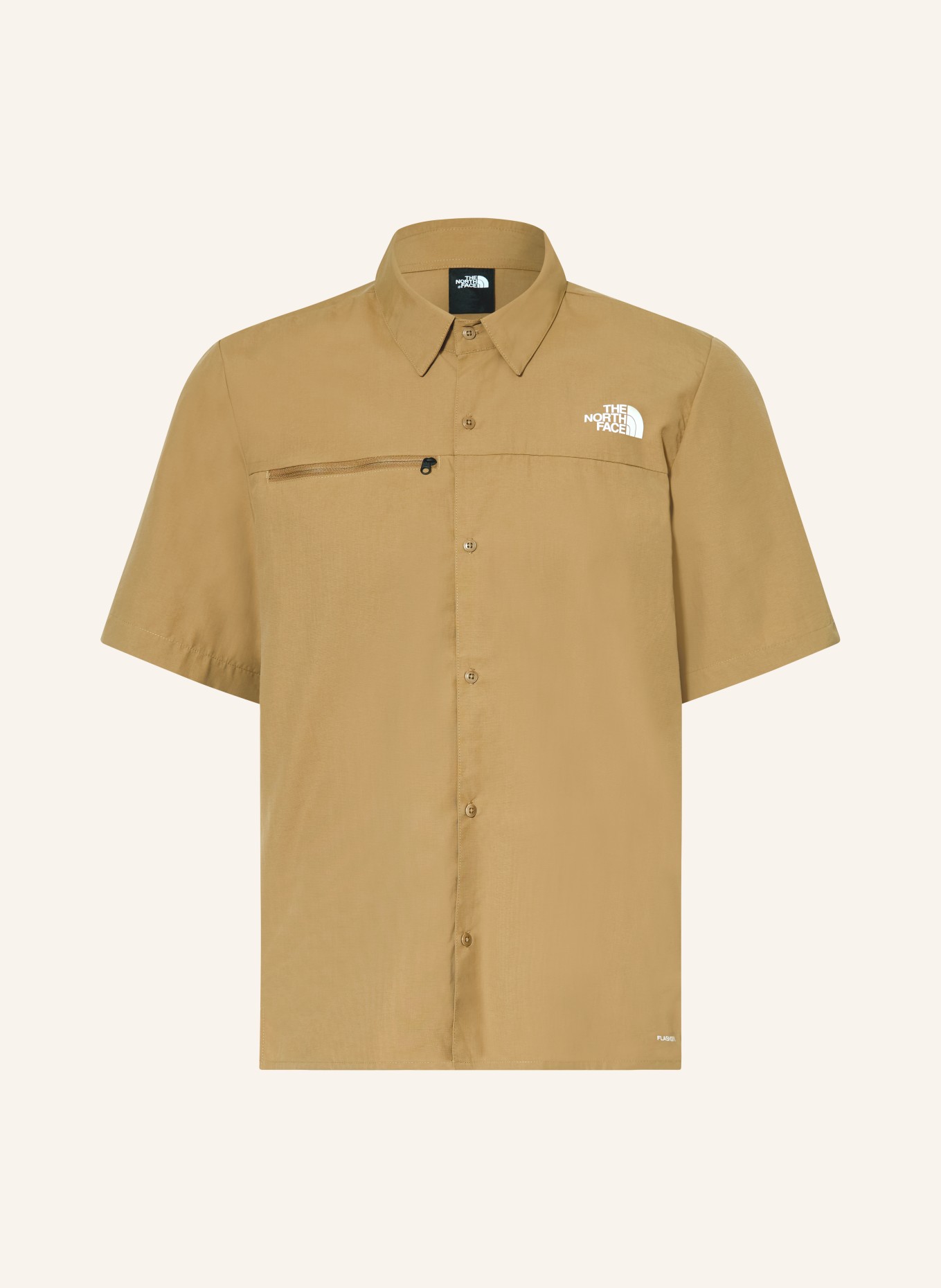THE NORTH FACE Outdoor-Hemd PACKABLE SHORT SLEEVE: BEIGE