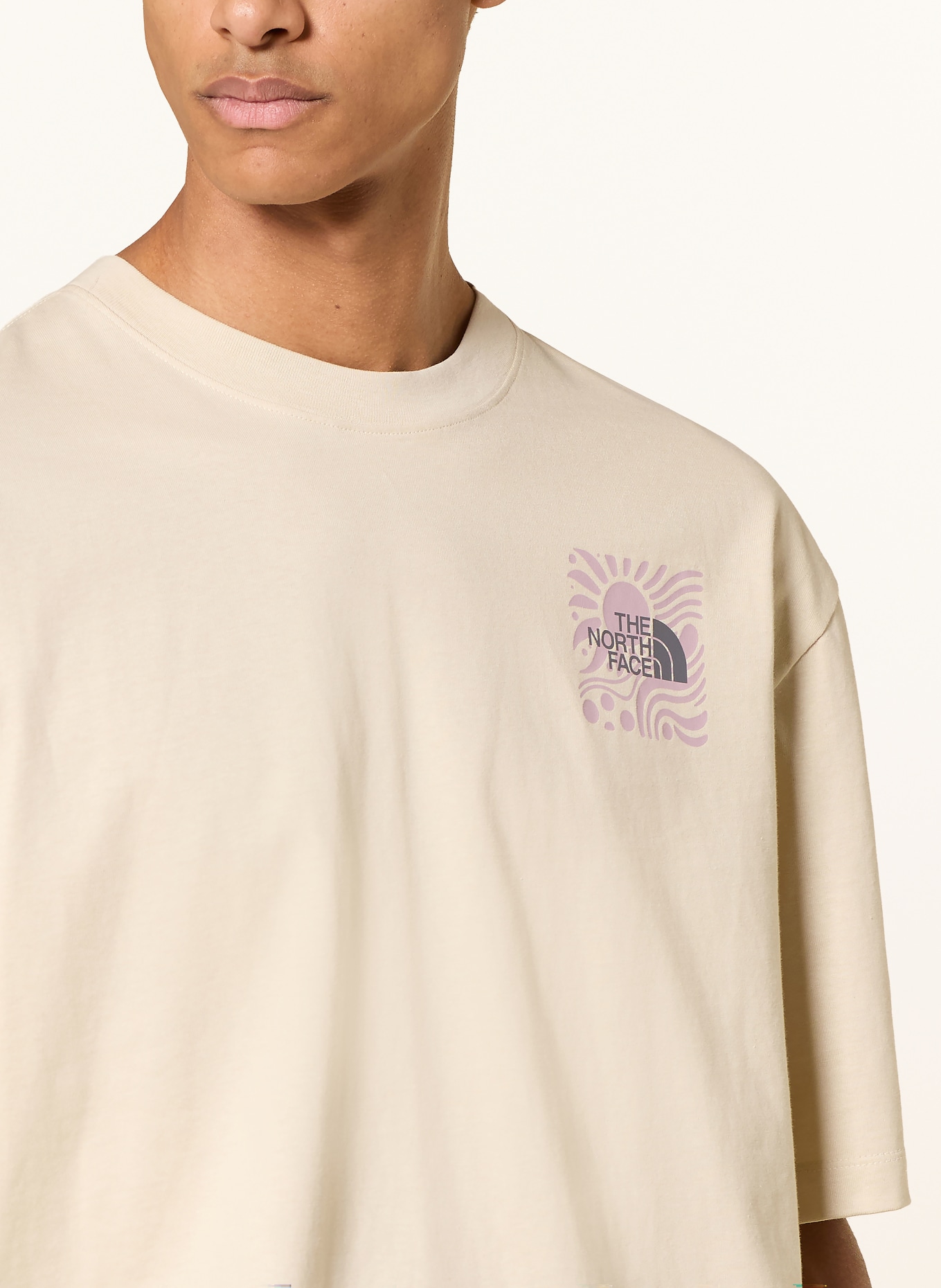 THE NORTH FACE T-Shirt SUN: ECRU