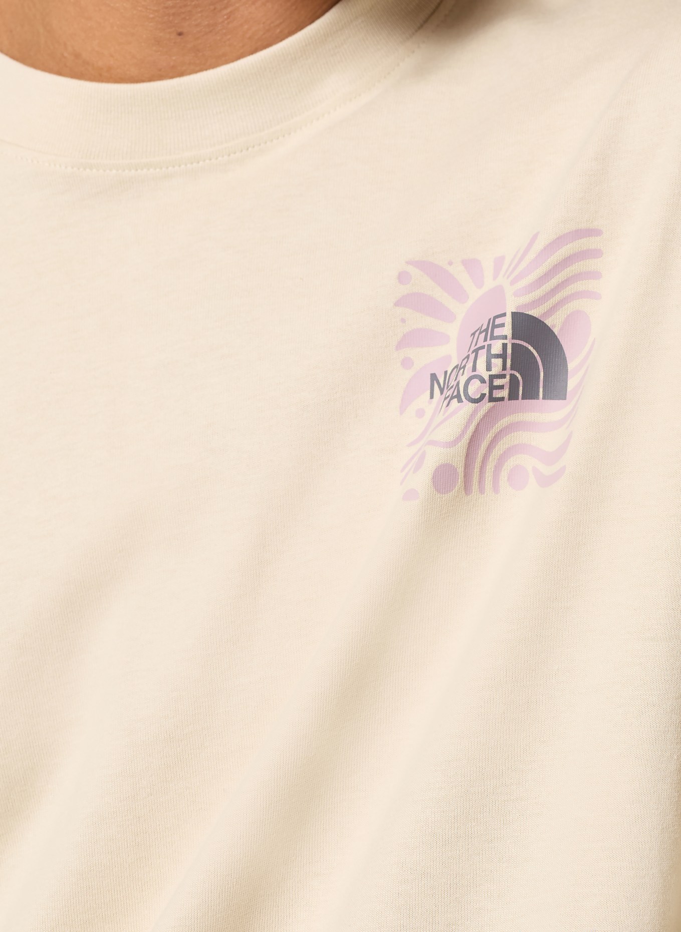 THE NORTH FACE T-Shirt SUN: ECRU