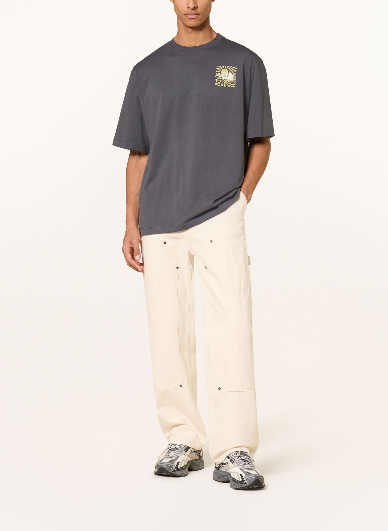 THE NORTH FACE T-Shirt SUN: DUNKELGRAU