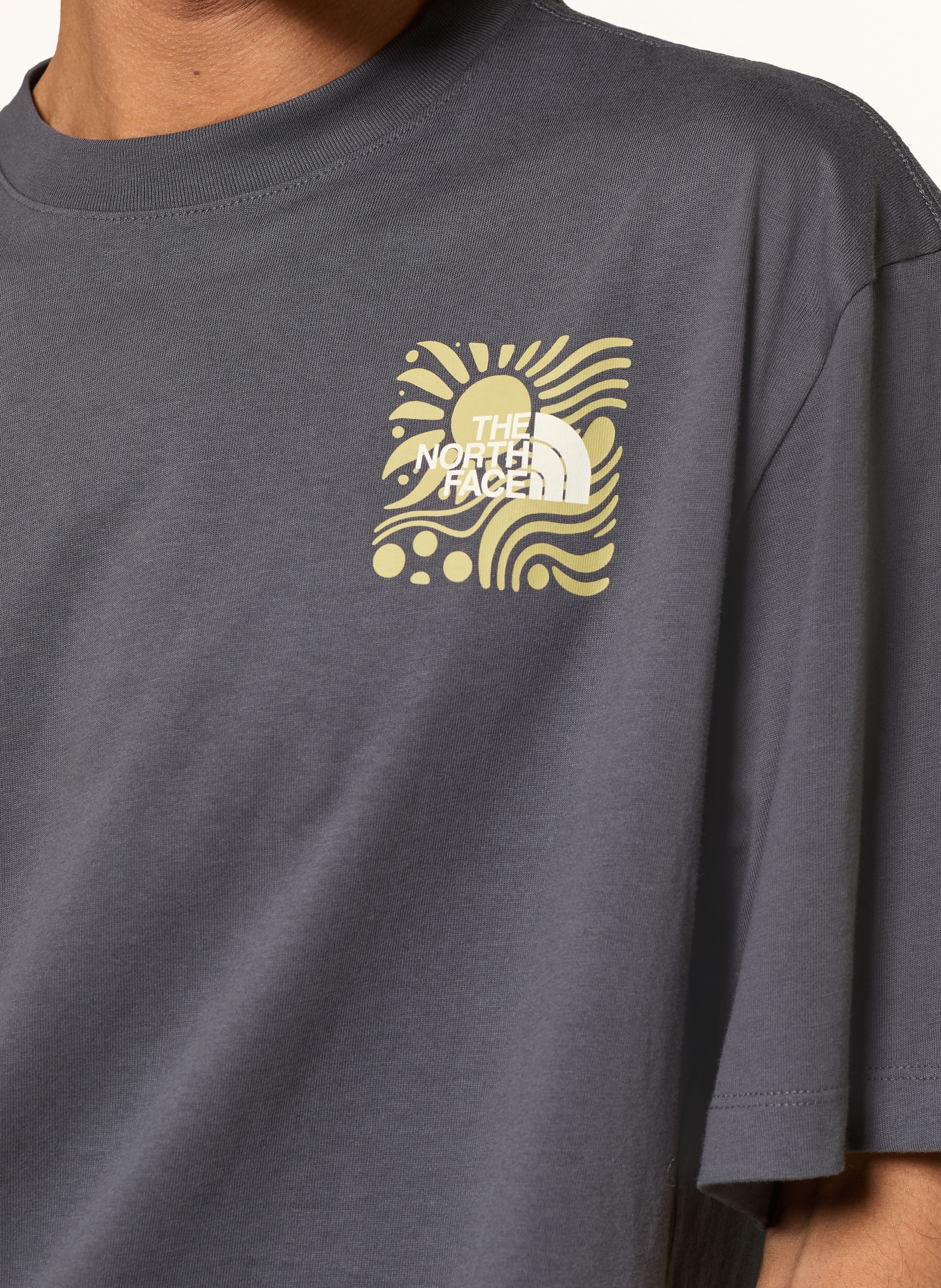 THE NORTH FACE T-Shirt SUN: DUNKELGRAU
