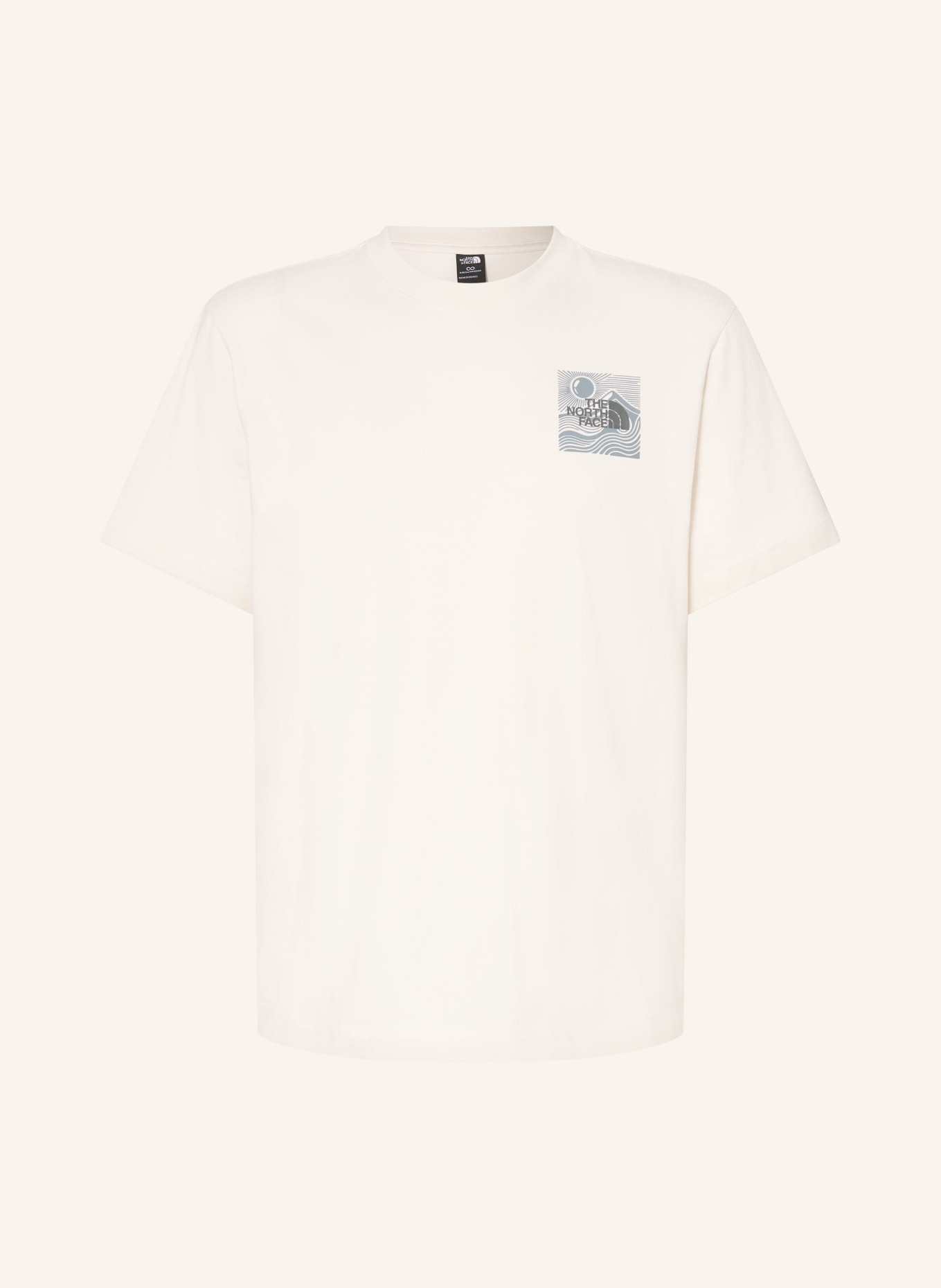THE NORTH FACE T-Shirt MOUNTAIN ESCAPE: CREME