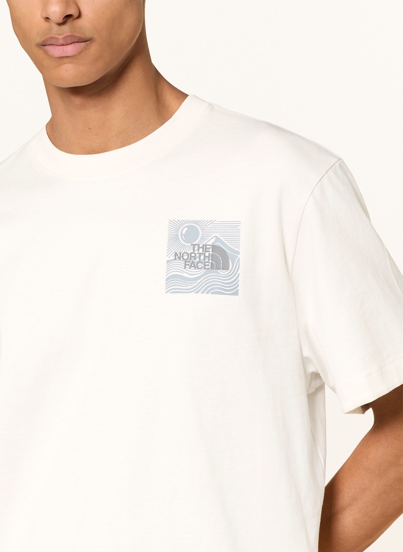 THE NORTH FACE T-Shirt MOUNTAIN ESCAPE: CREME