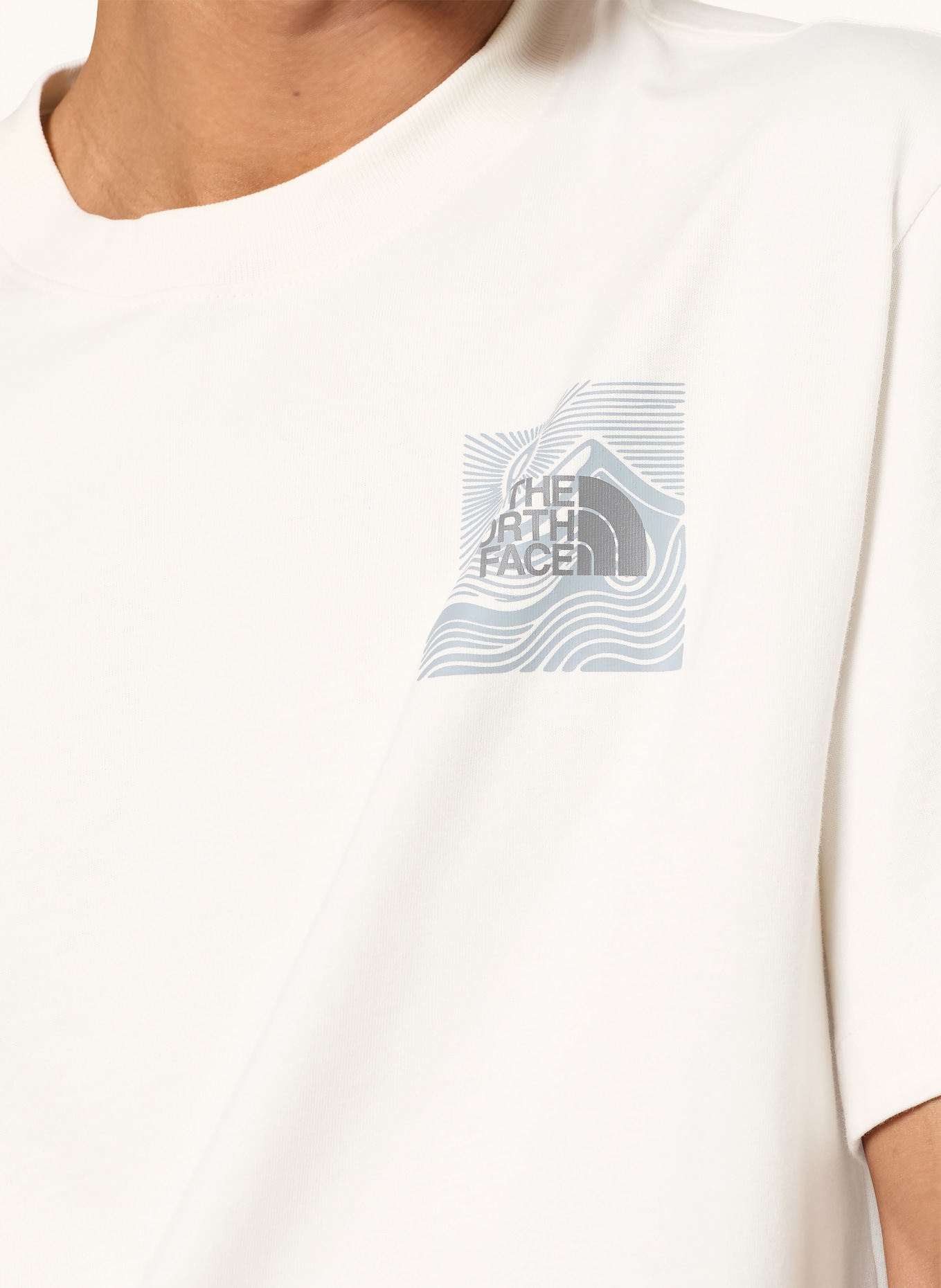 THE NORTH FACE T-Shirt MOUNTAIN ESCAPE: CREME