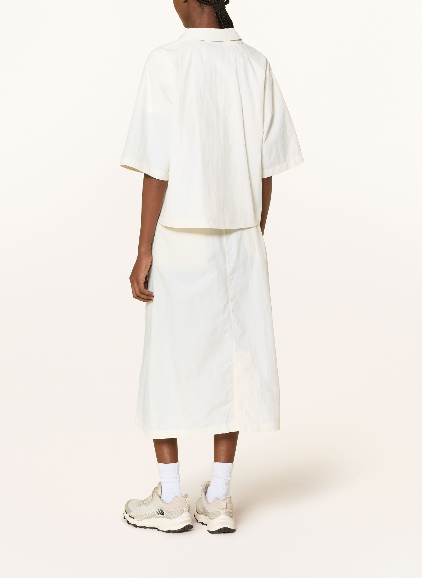 THE NORTH FACE Přehoz RED BOX s 3/4 rukávy: BÍLÁ