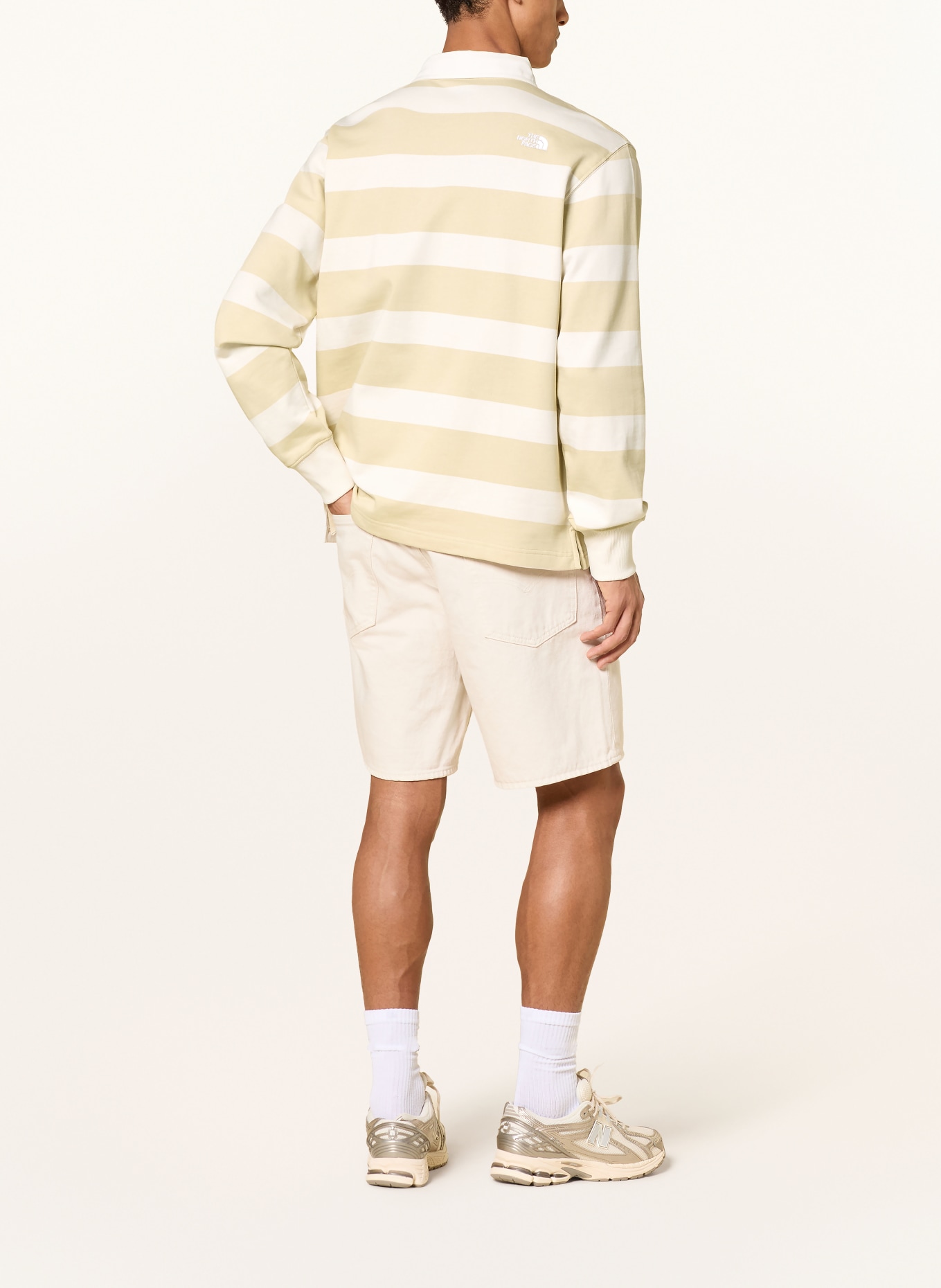 THE NORTH FACE Rugbyshirt: CREME / BEIGE