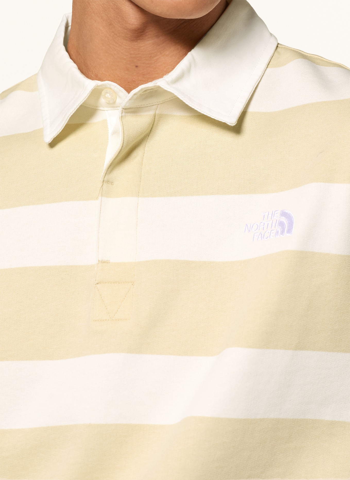 THE NORTH FACE Rugbyshirt: CREME / BEIGE