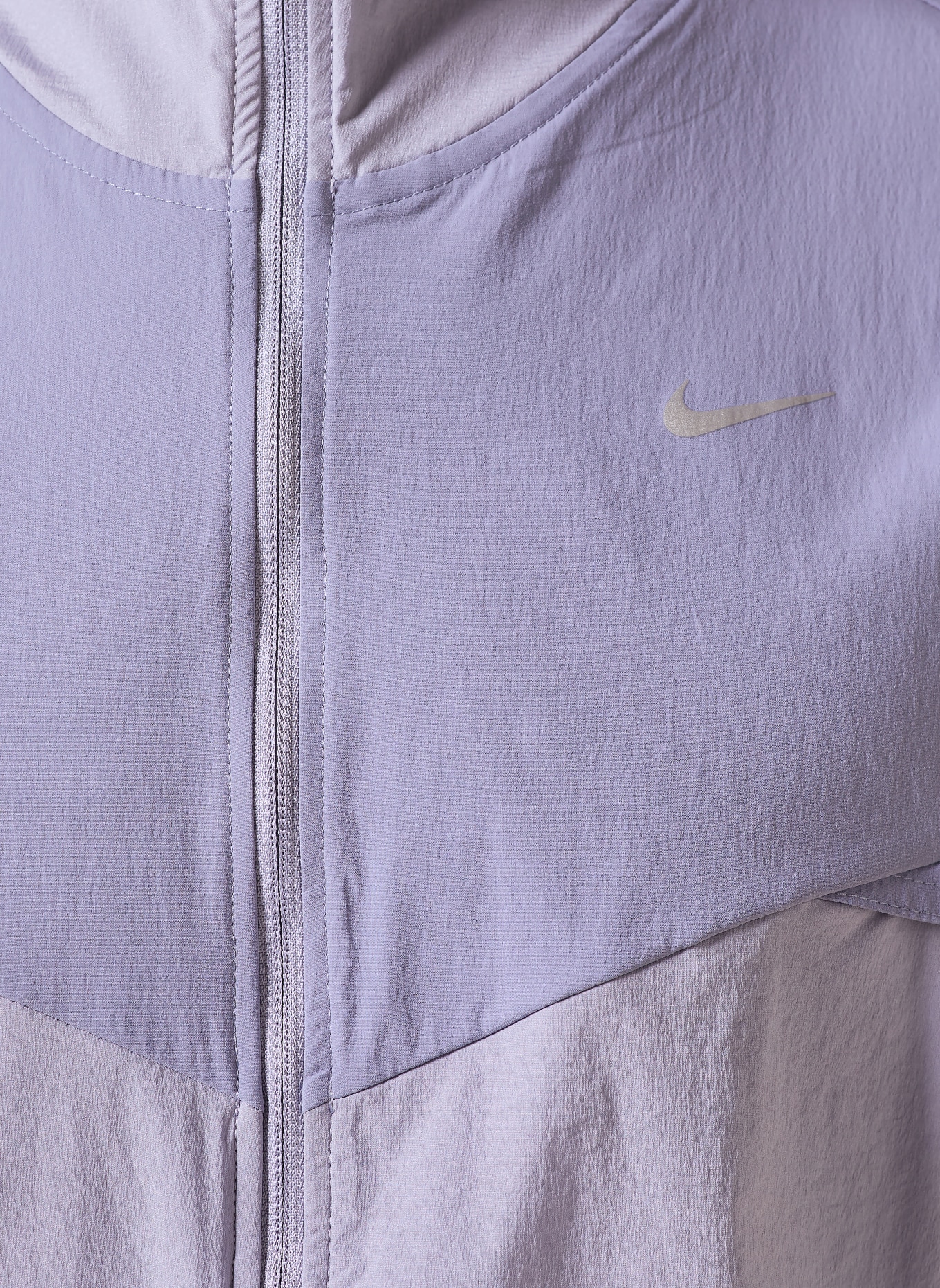 Nike Laufjacke STRIDE PLUS: BLAUGRAU / HELLLILA