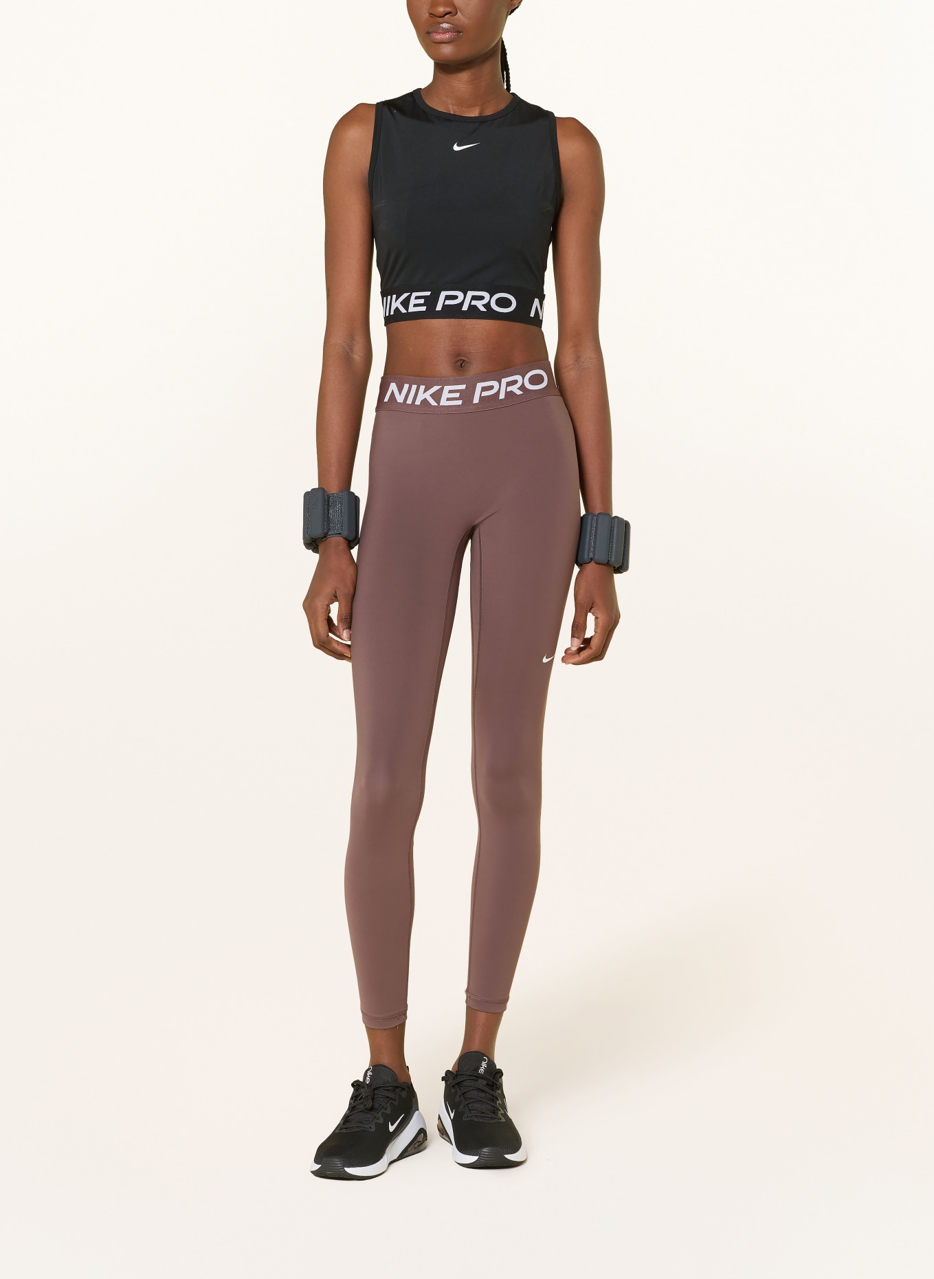 Nike PRO Tights: DUSKY PINK