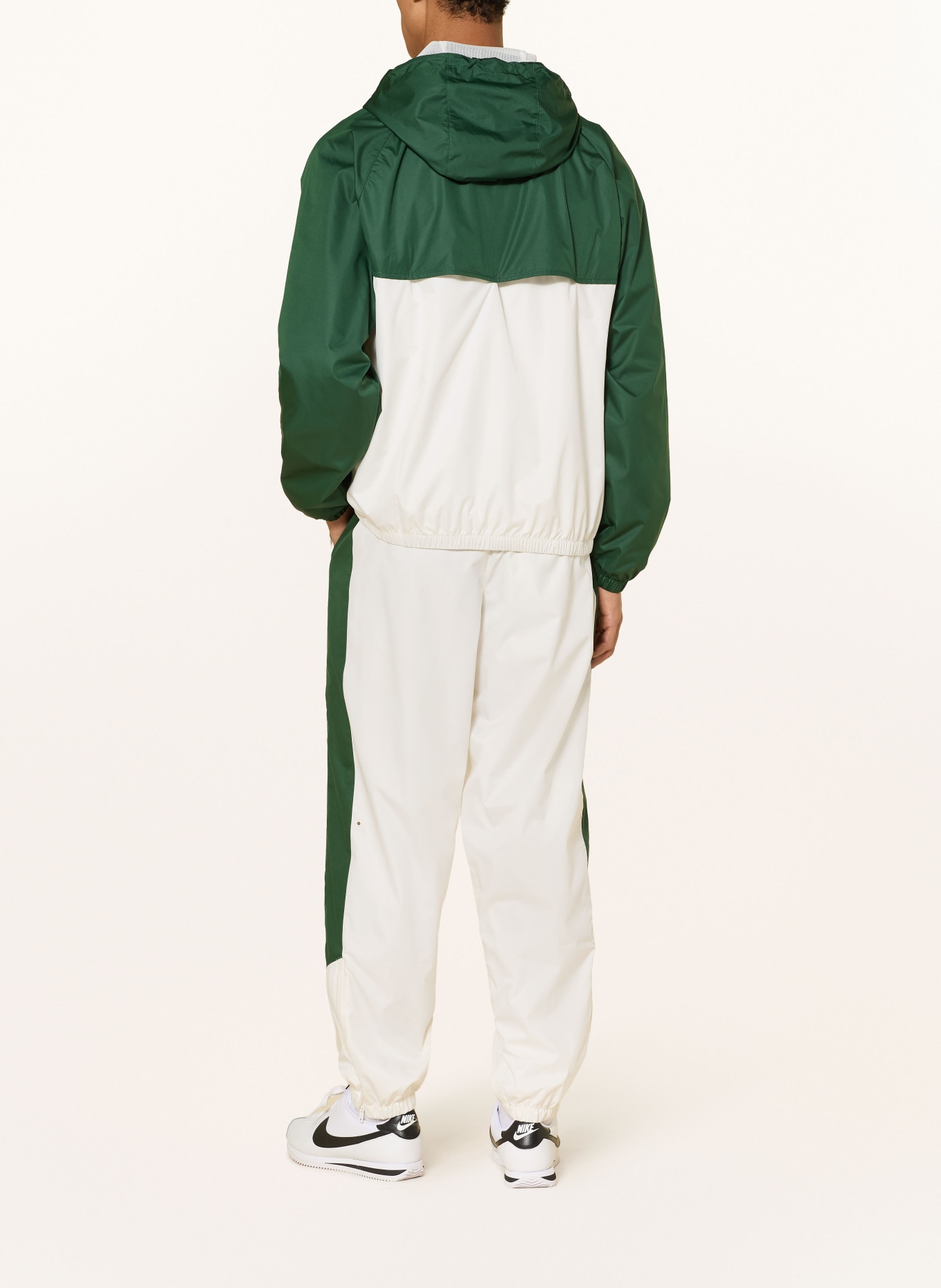 Nike WILDRUNNER Track Pants: DARK GREEN / WHITE