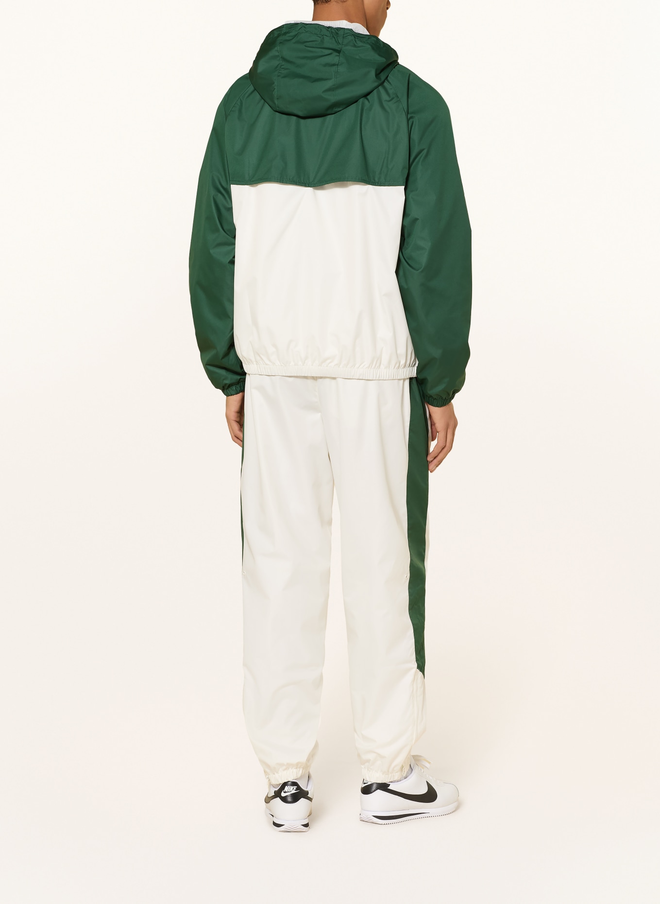 Nike WINDRUNNER Performance Jacket: DARK GREEN / WHITE