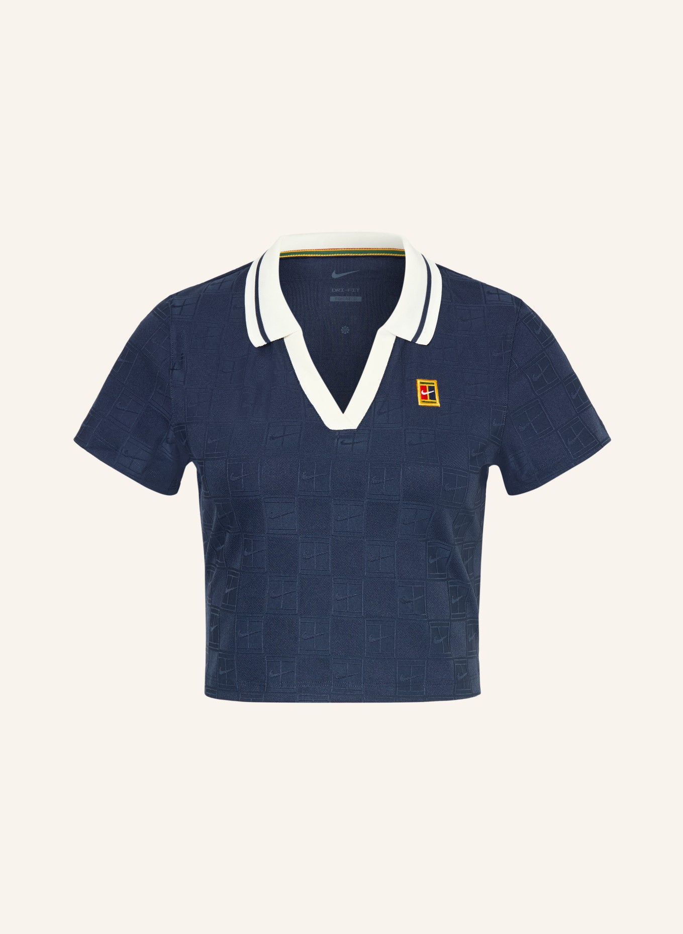 Nike Functionele polo van de COURT COLLECTION: DONKERBLAUW