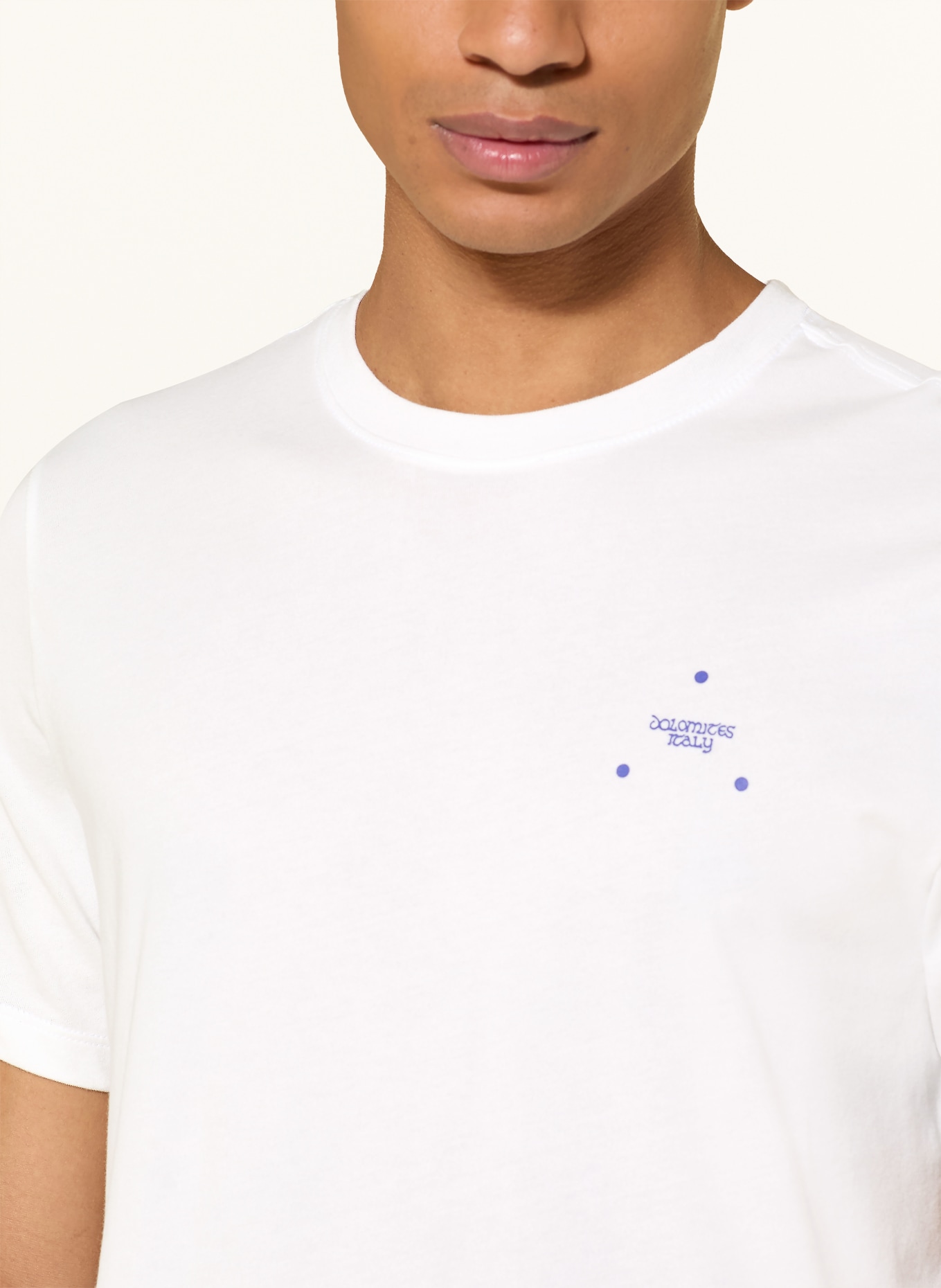 Nike T-Shirt: WEISS / DUNKELLILA